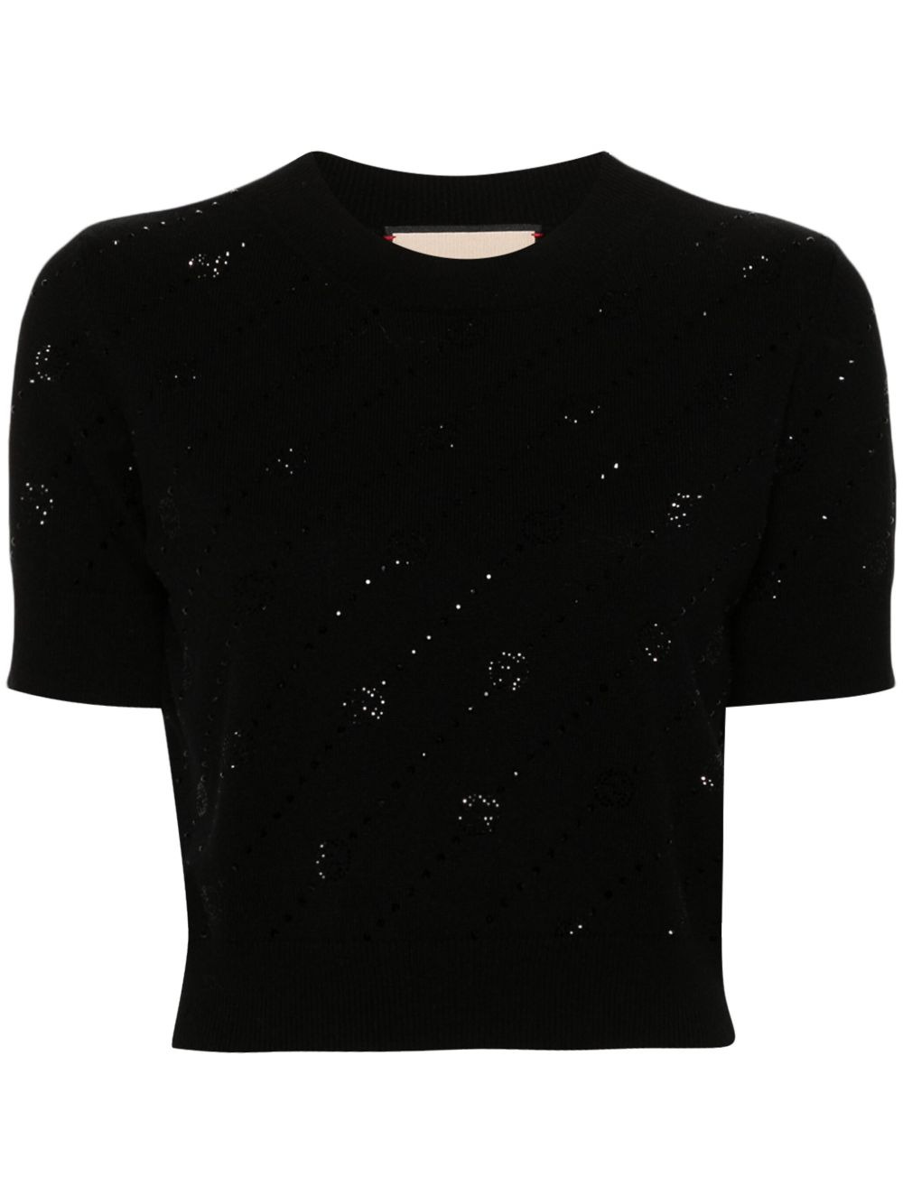 GG-interlocking cashmere jumper - 1