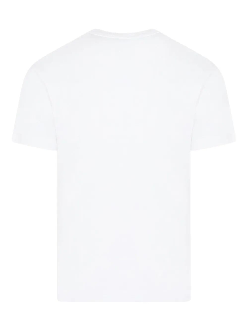 Slim Fit Cotton Jersey T-Shirt With Compass Patch - 2