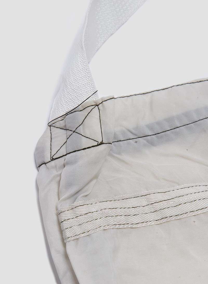 Puebco Recycled Vintage Parachute Light Bag White 6