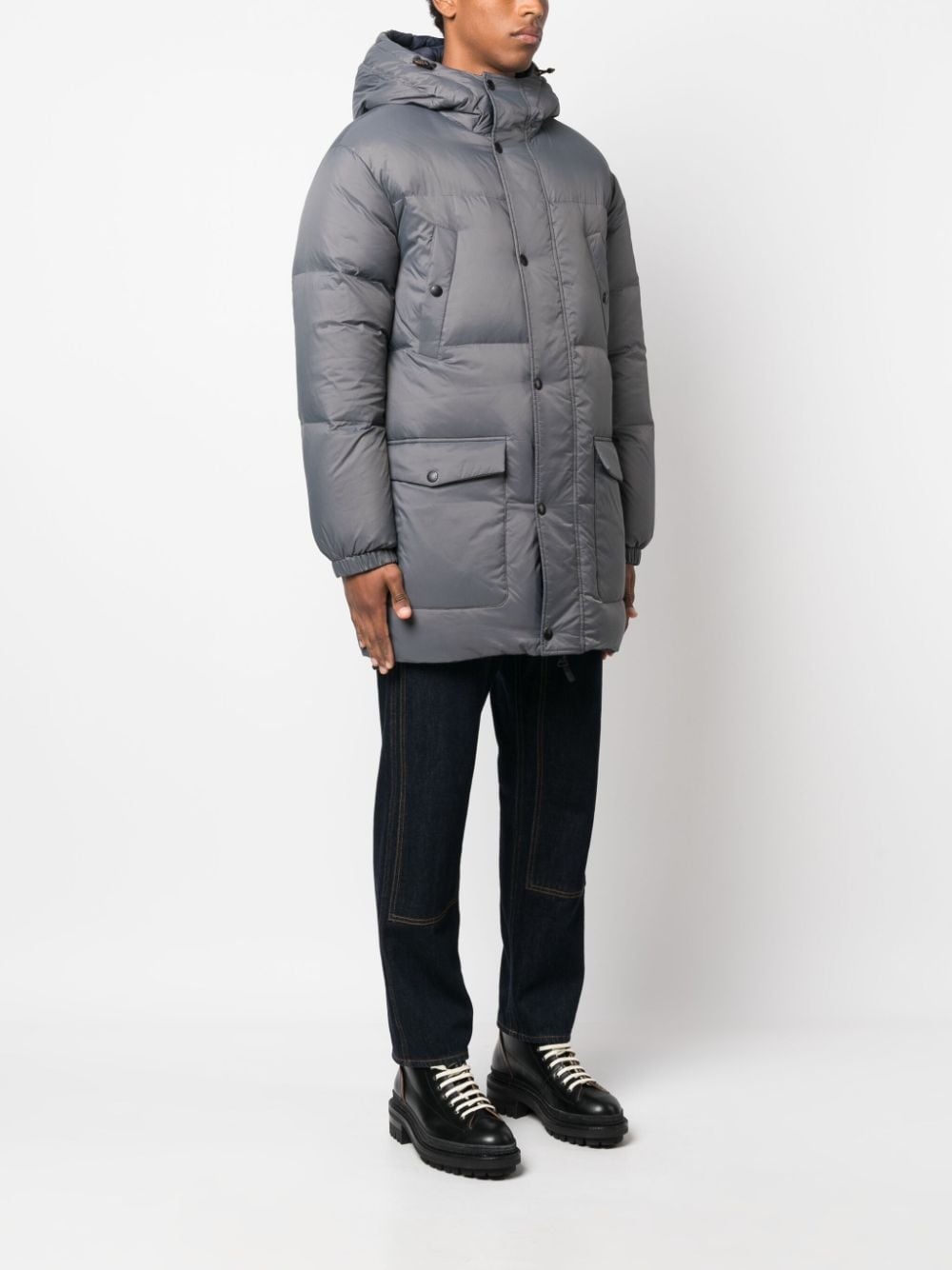 reversible padded down coat - 3