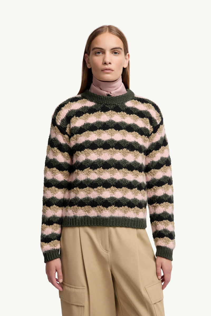 Wool & Alpaca Blend Striped Sweater 4