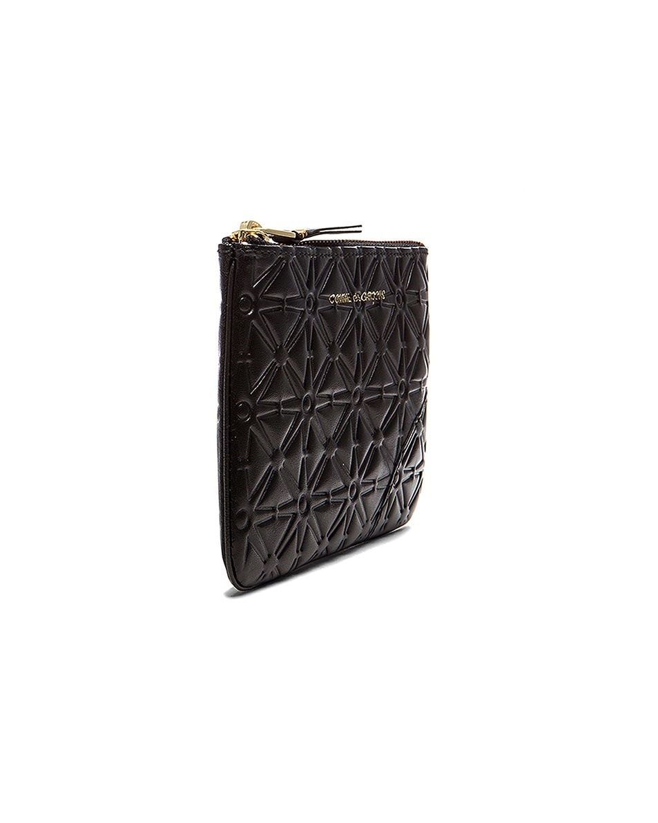 Small Star Embossed Pouch - 3