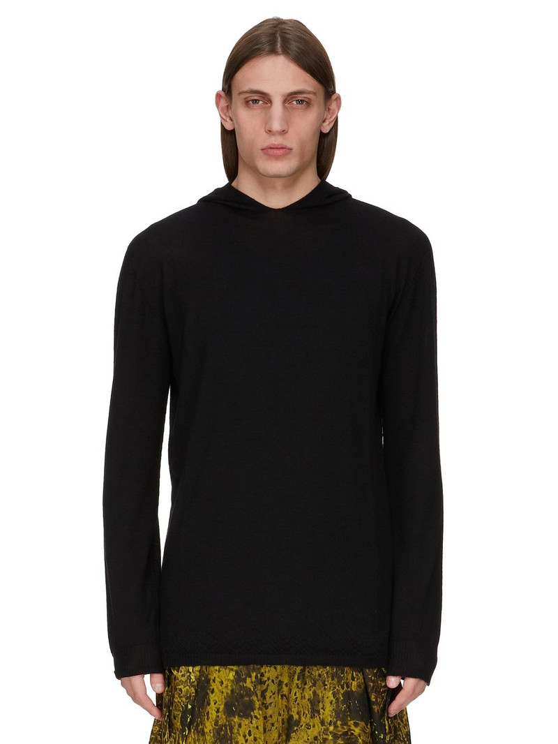 Black Hollywood Oversized LS Hoodie 1