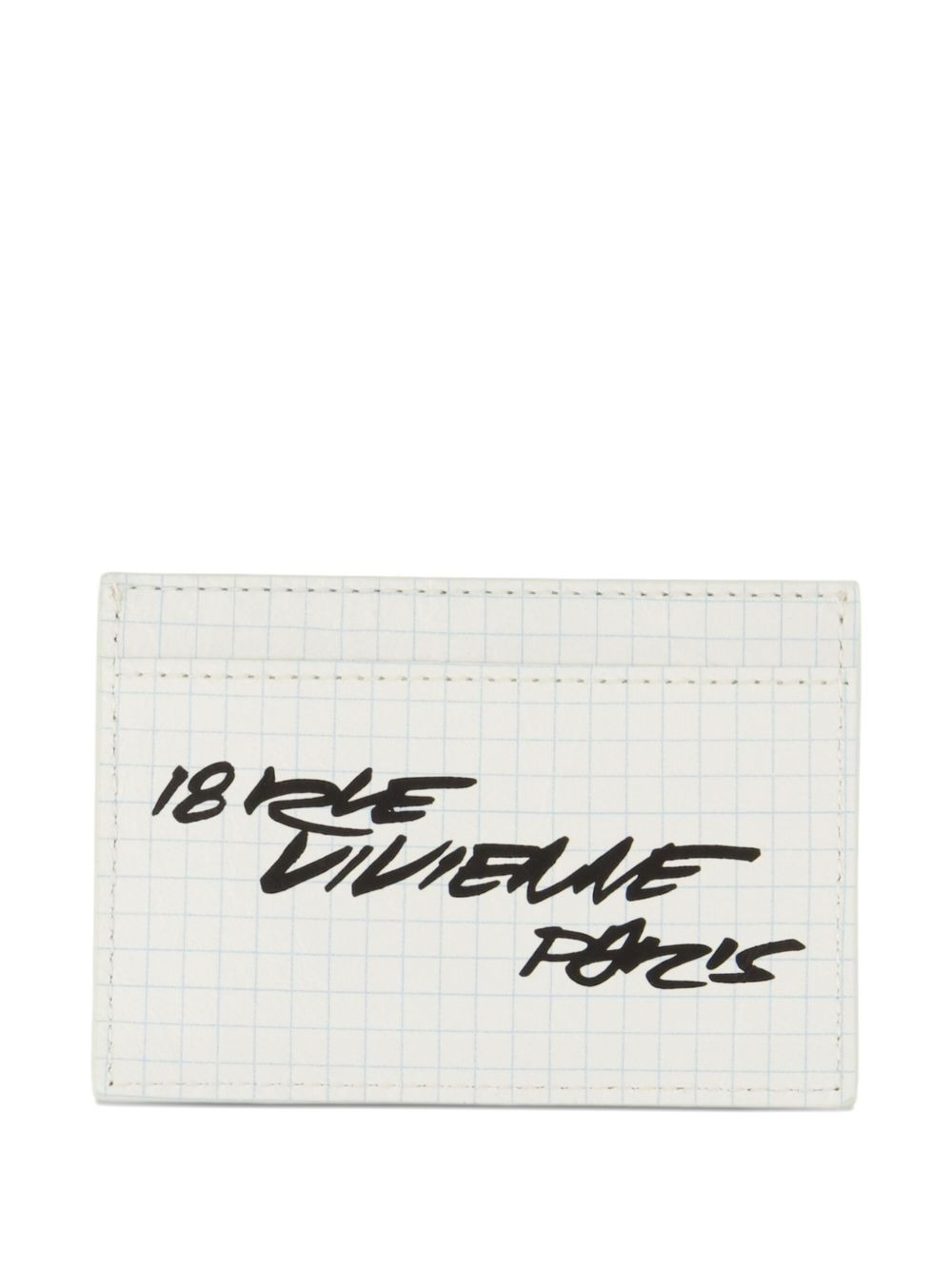 x Futura 2000 grid-print cardholder - 2