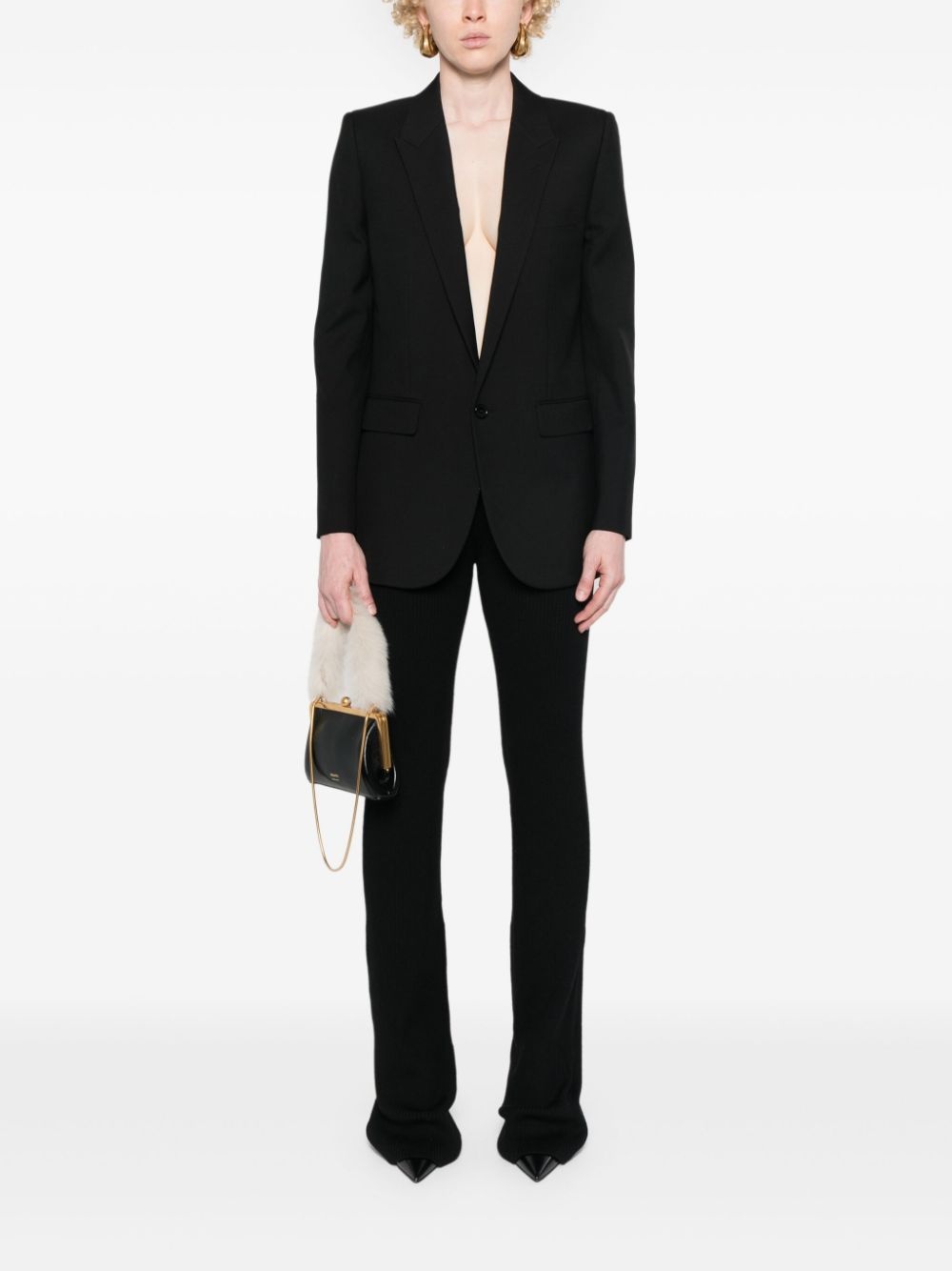 wool blazer - 2