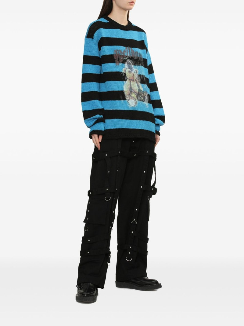 We11done studded cargo trousers outlook