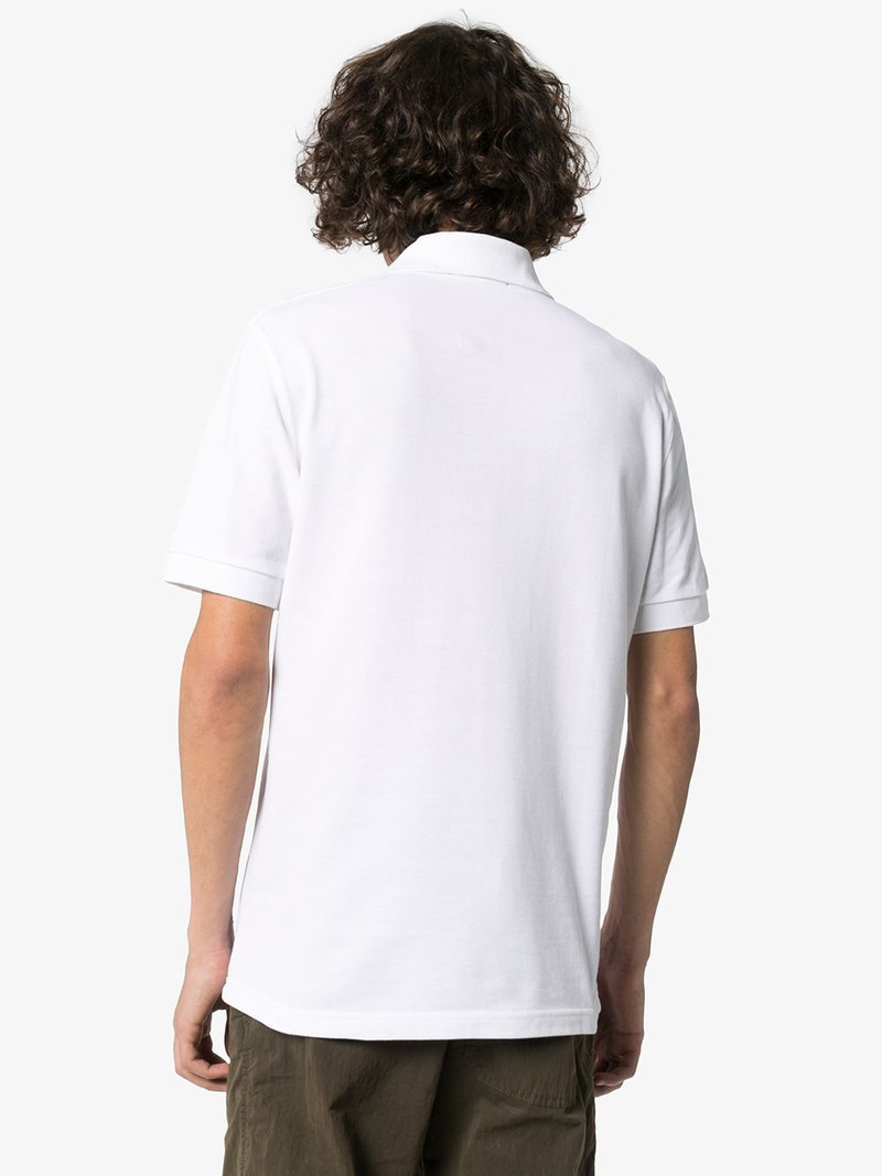 logo-embroidered polo shirt 4