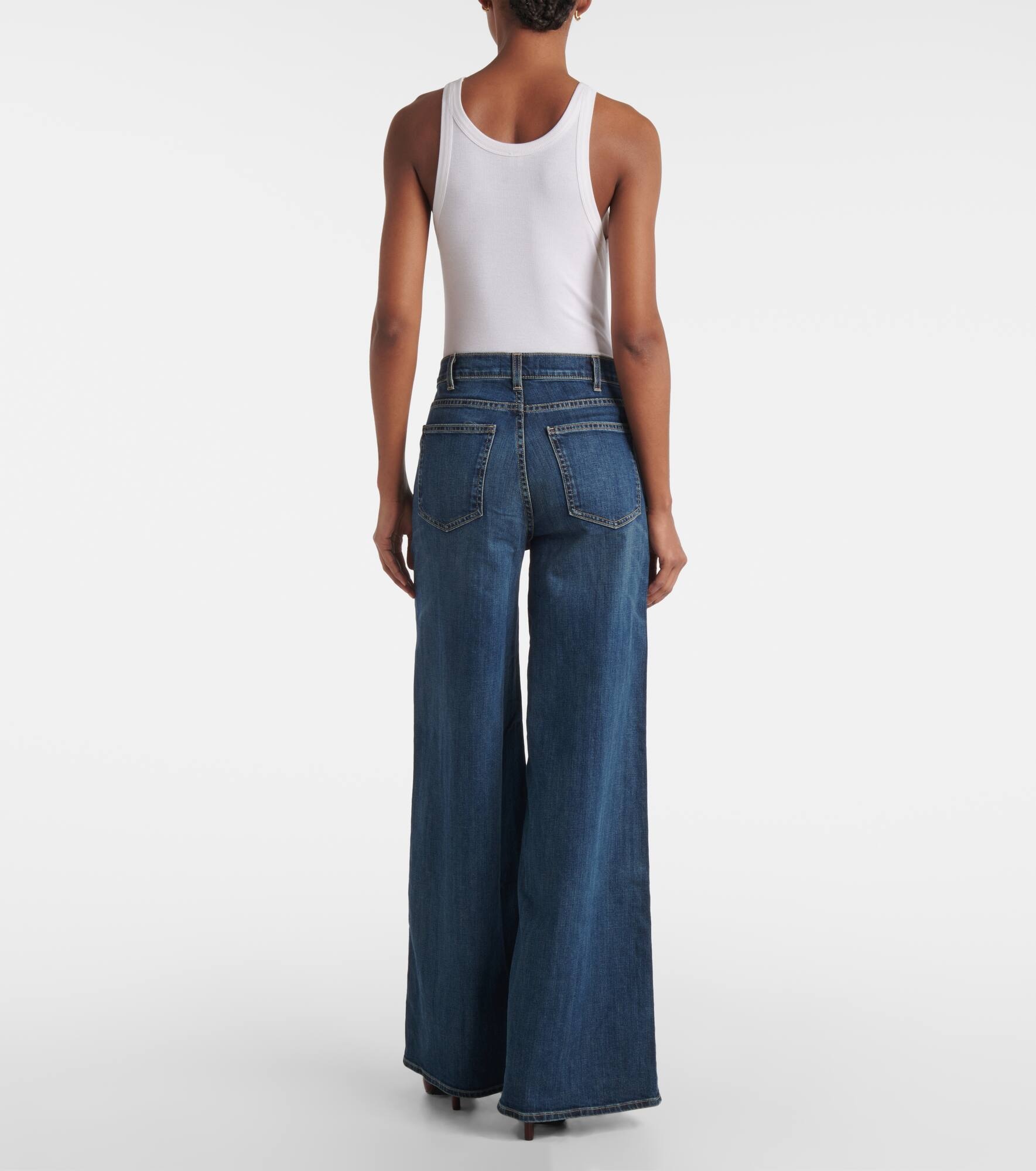 Rolland mid-rise wide-leg jeans - 3