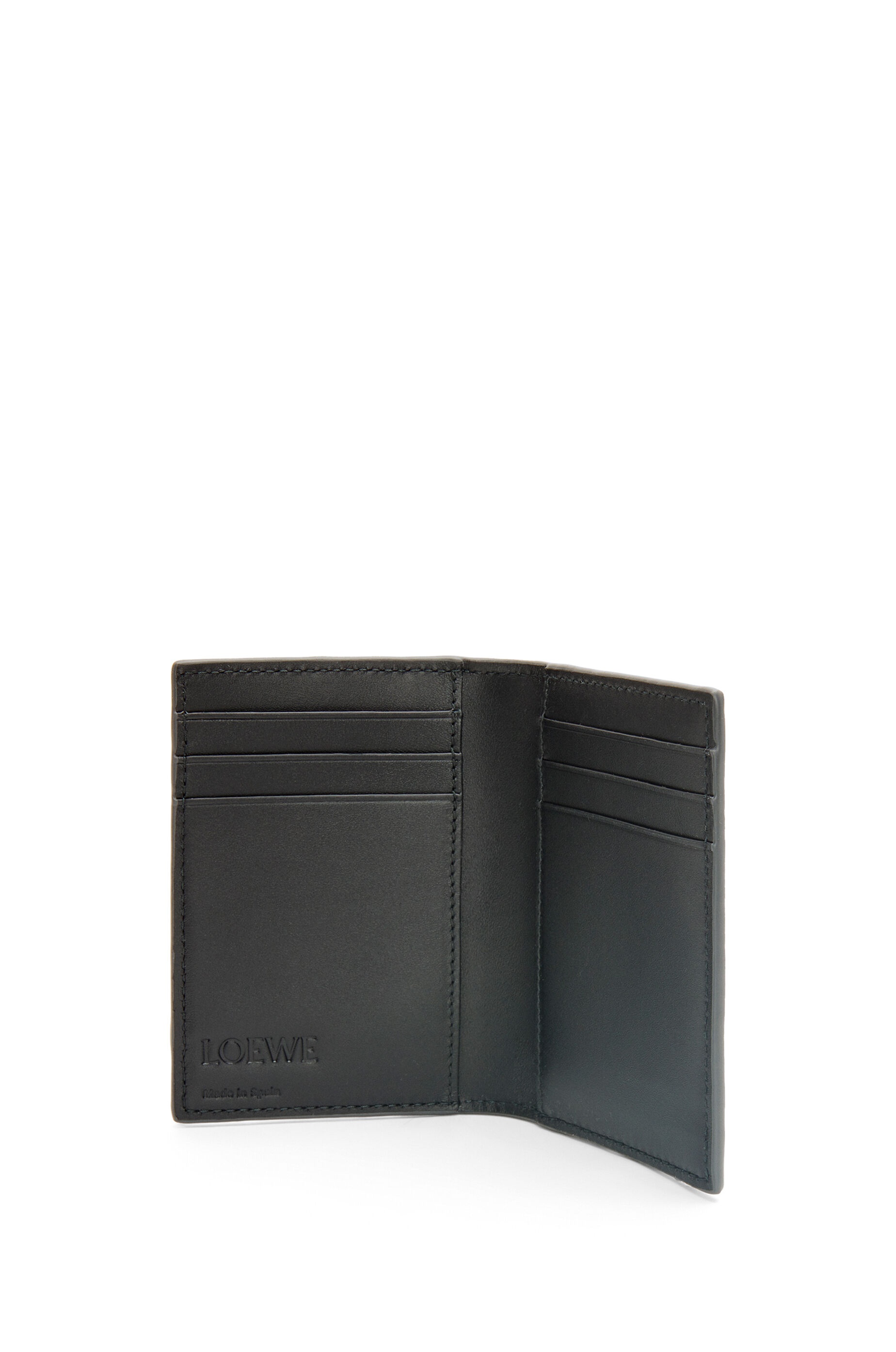 Puzzle stitches bifold cardholder in smooth calfskin - 3