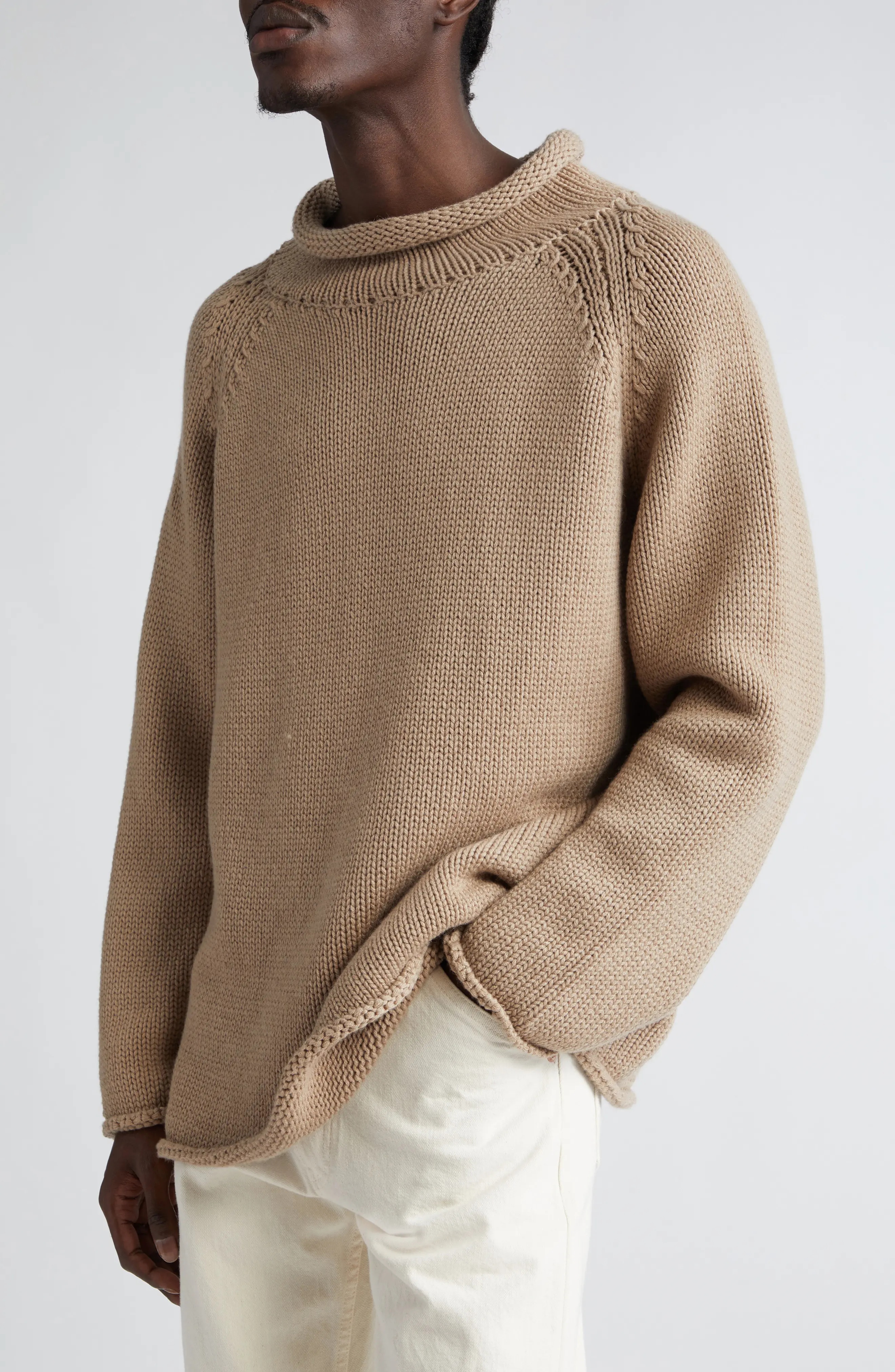 Cashmere Roll Neck Sweater - 5