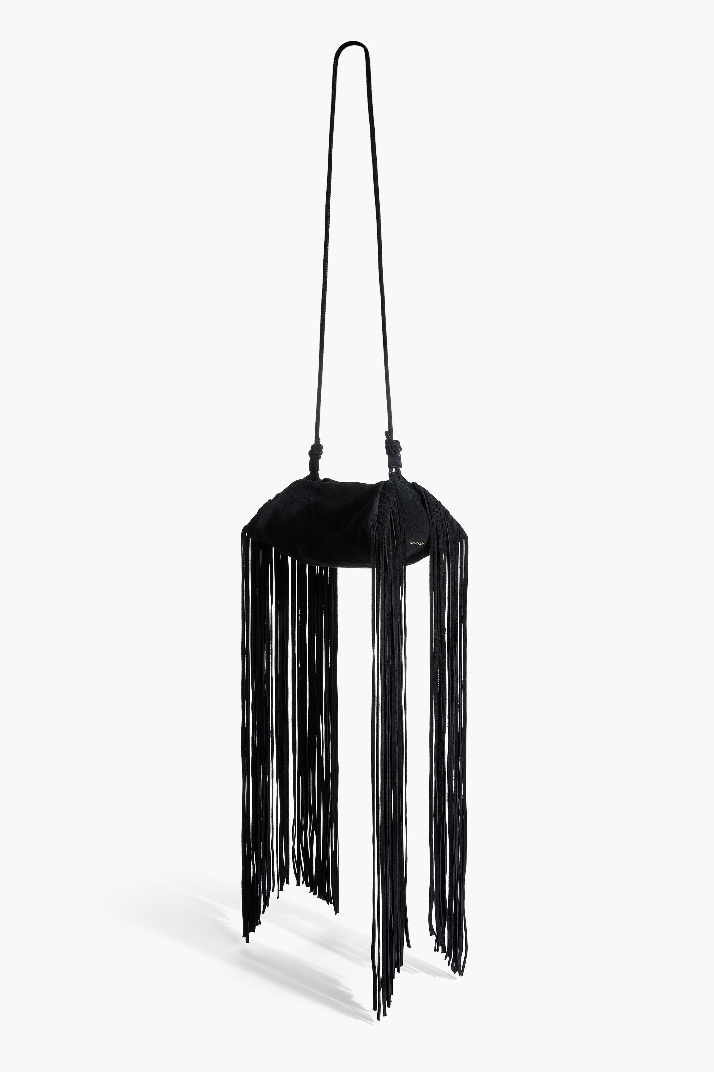 ORIGAMI WITH FRINGE MINI BAG - 3