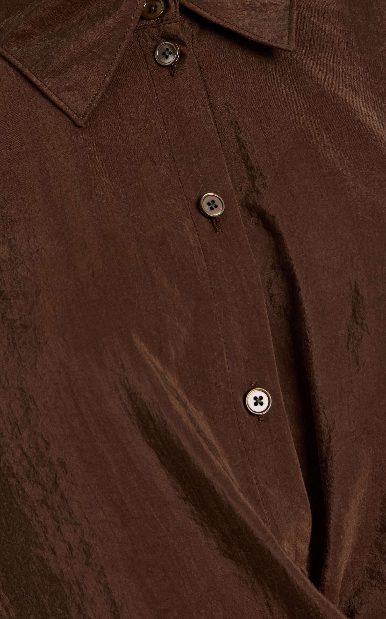 Twisted Silk-Bend Top brown - 5