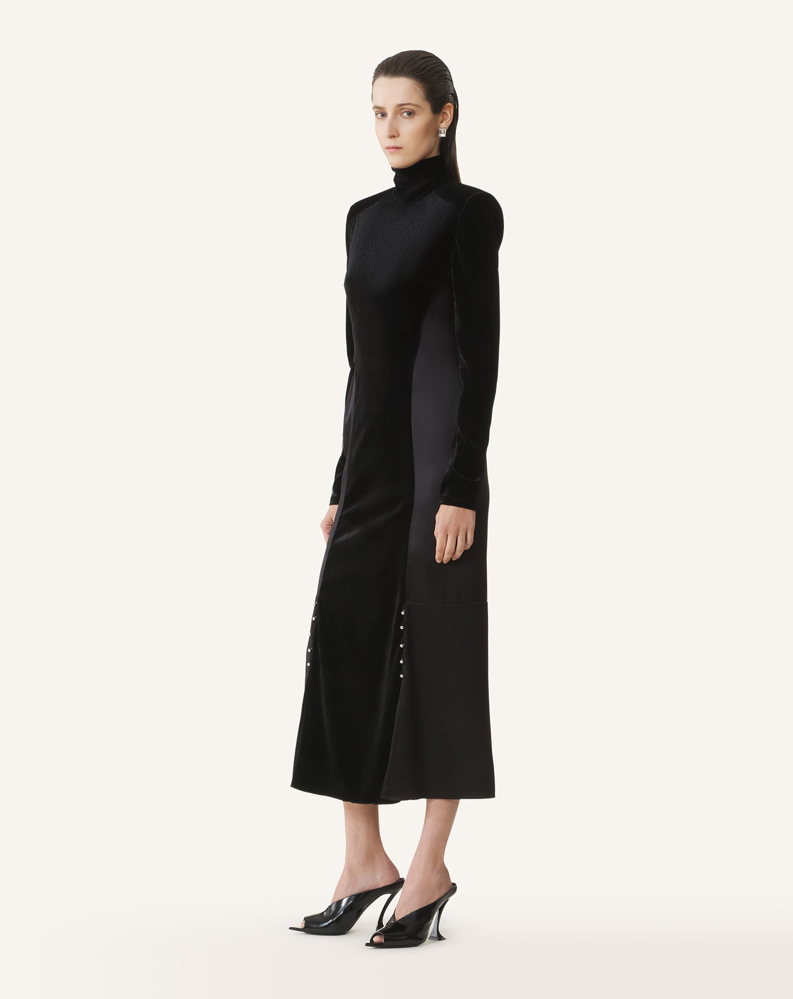 COWL BACK DRESS - 3