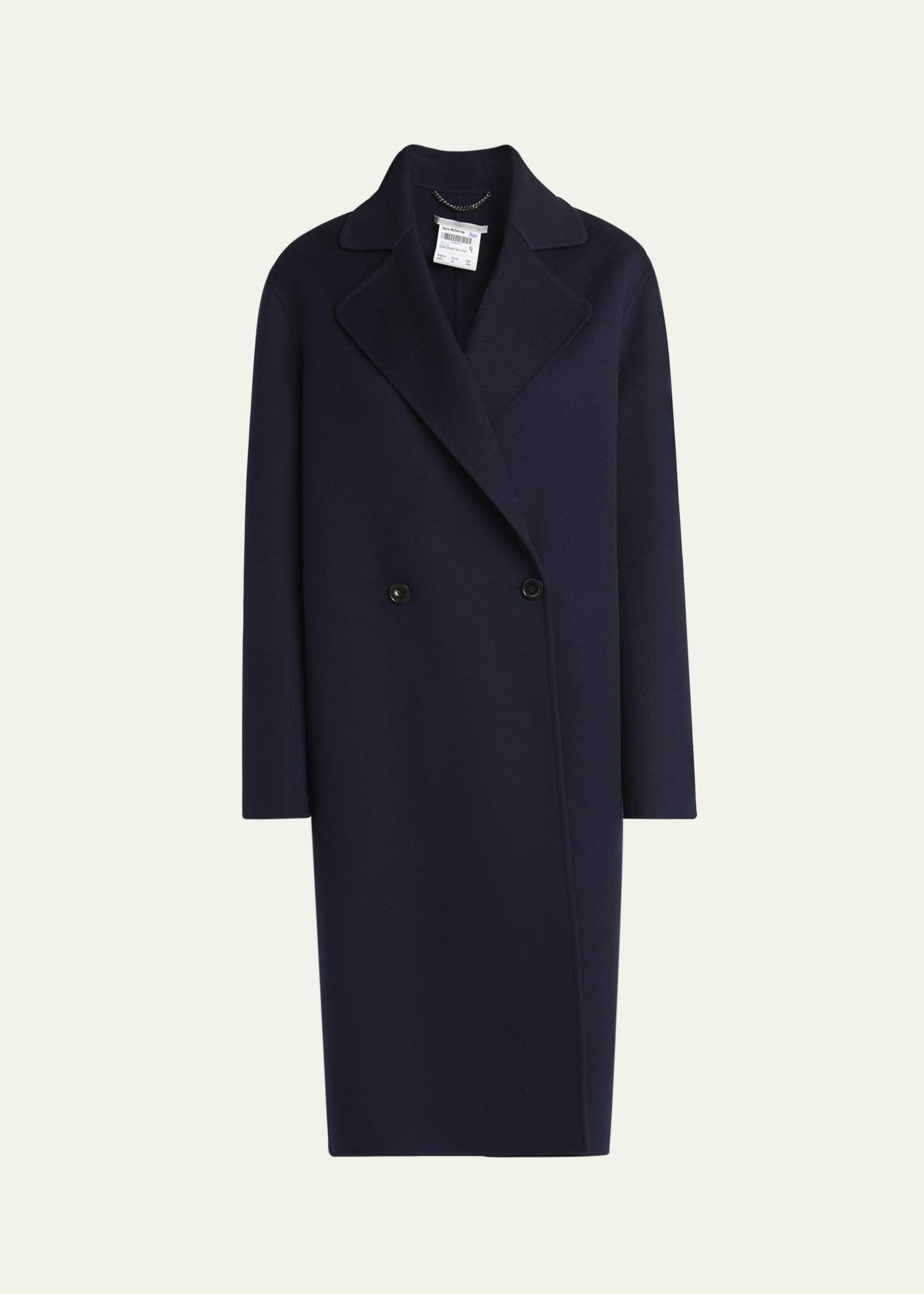 Iconic Double-Breasted Wool Peacoat - 1