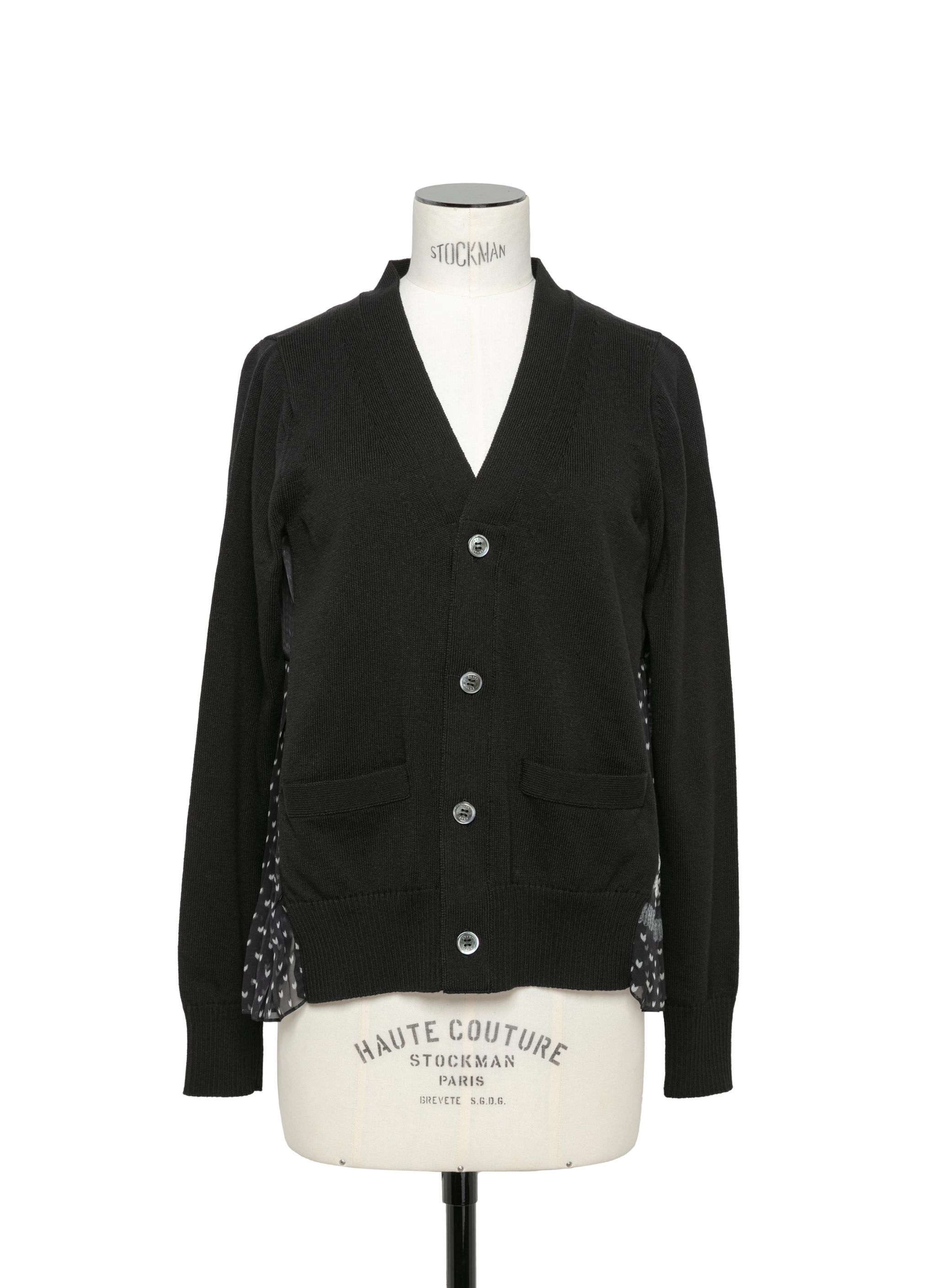 Pattern Knit Print Cardigan - 1