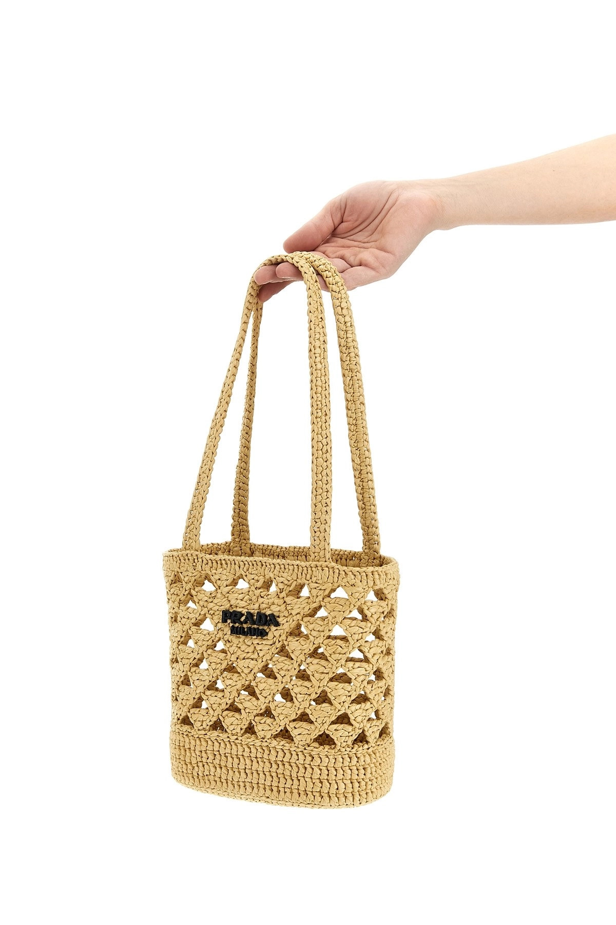 Crochet logo handbag - 2