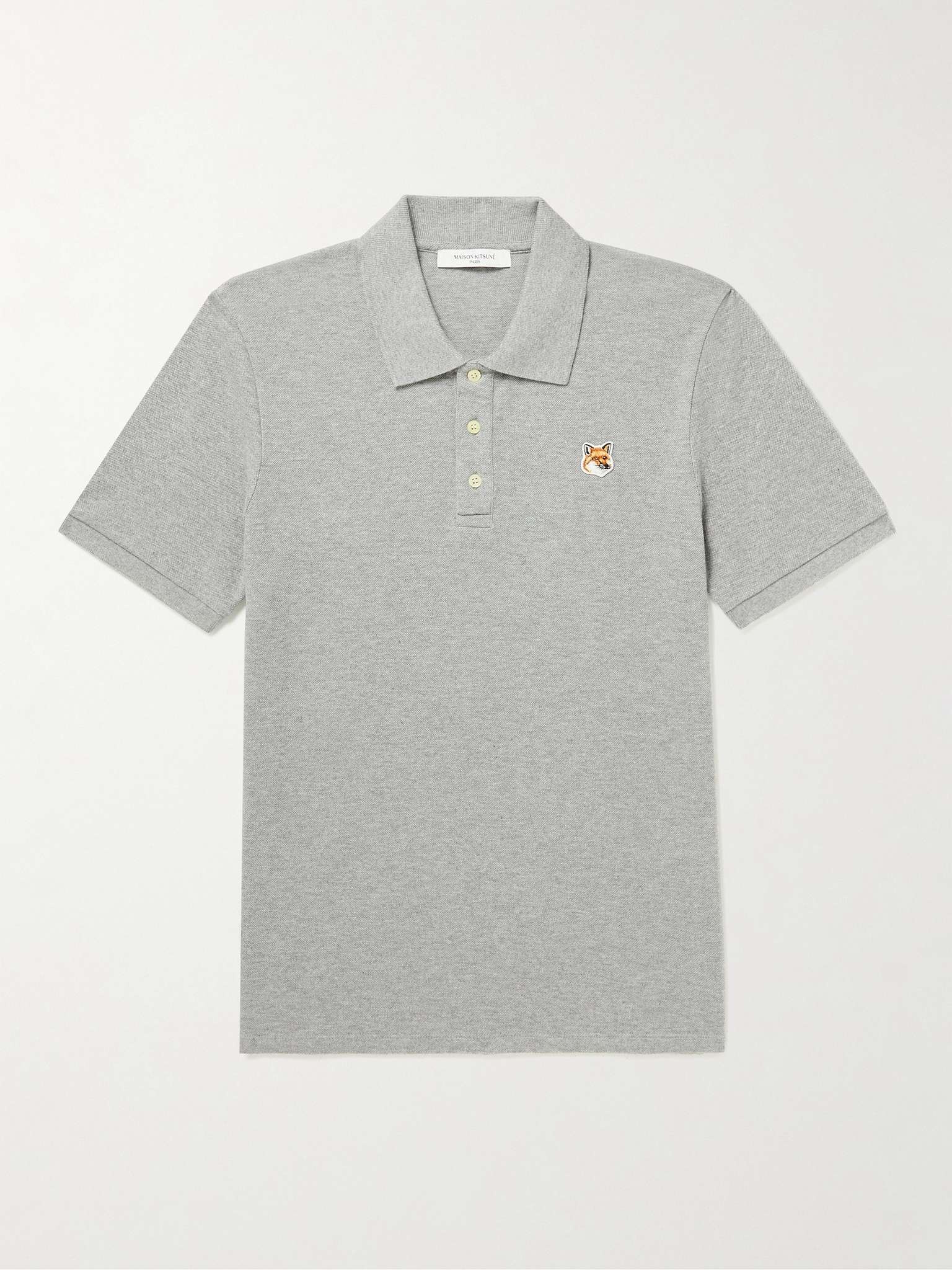 Logo-Appliquéd Cotton-Piqué Polo Shirt - 1