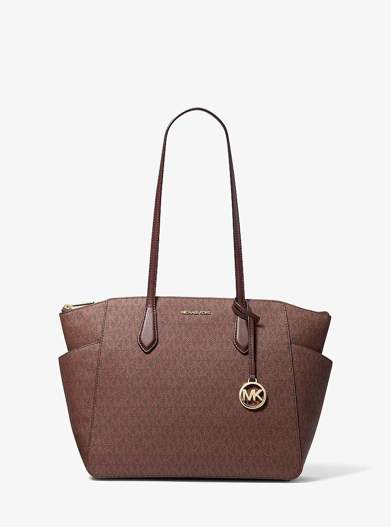 Marilyn Medium Signature Logo Tote Bag - 1