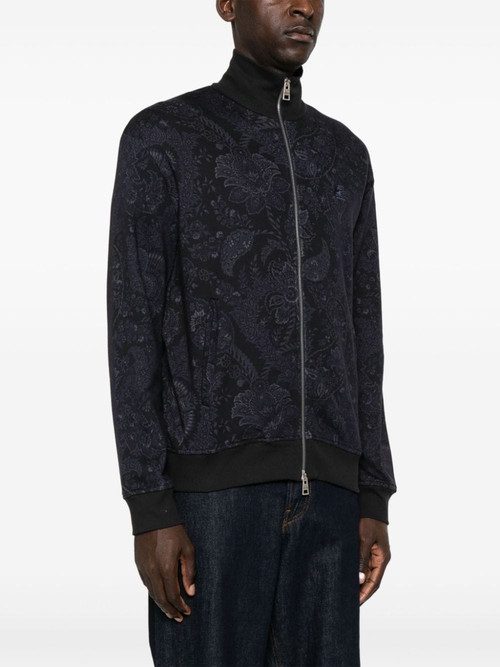 paisley-print sweatshirt - 3