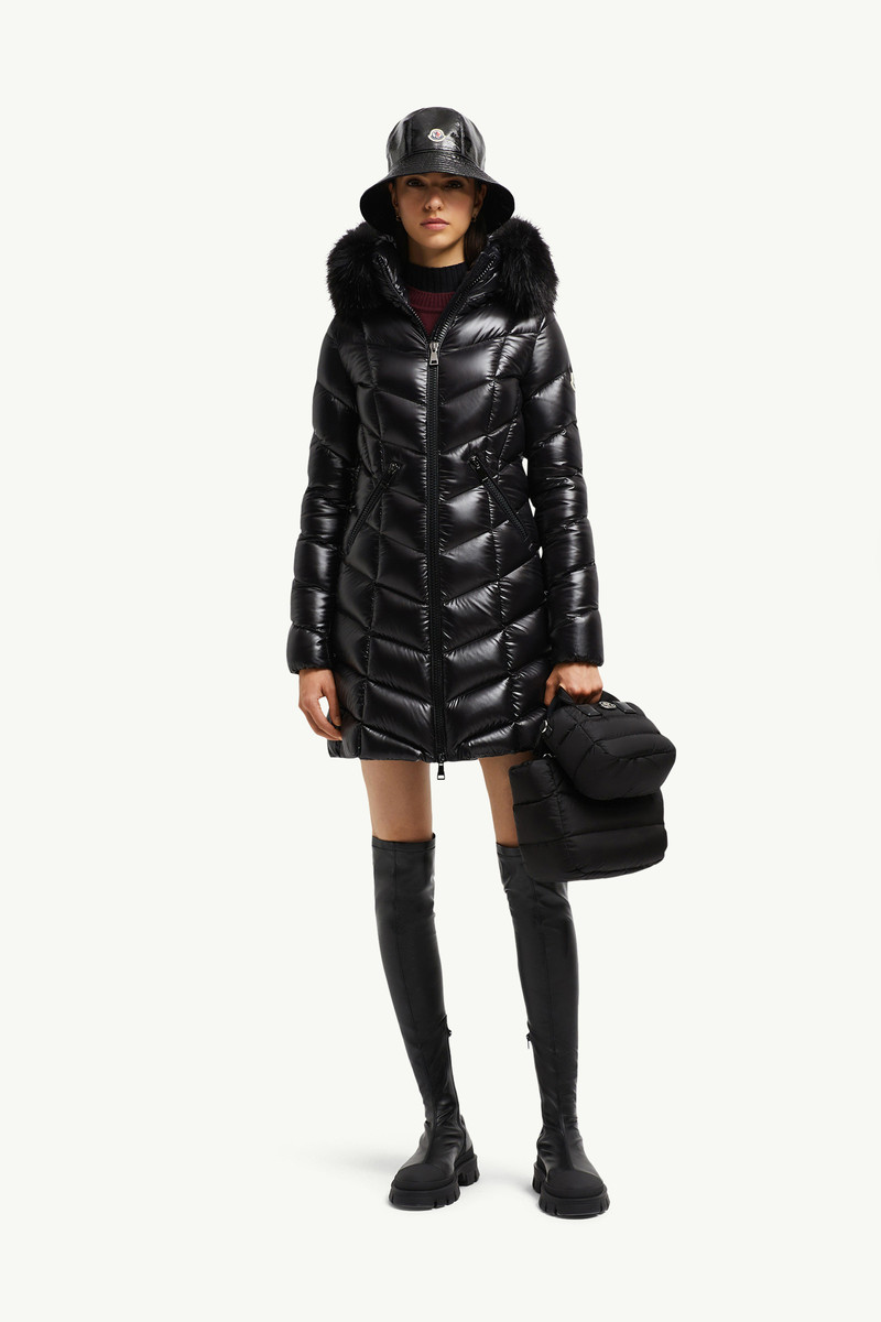 Moncler Fulmarus Faux Fur-Trimmed Hooded Long Down Jacket outlook