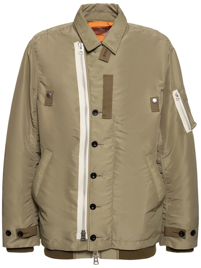 Nylon twill jacket - 1