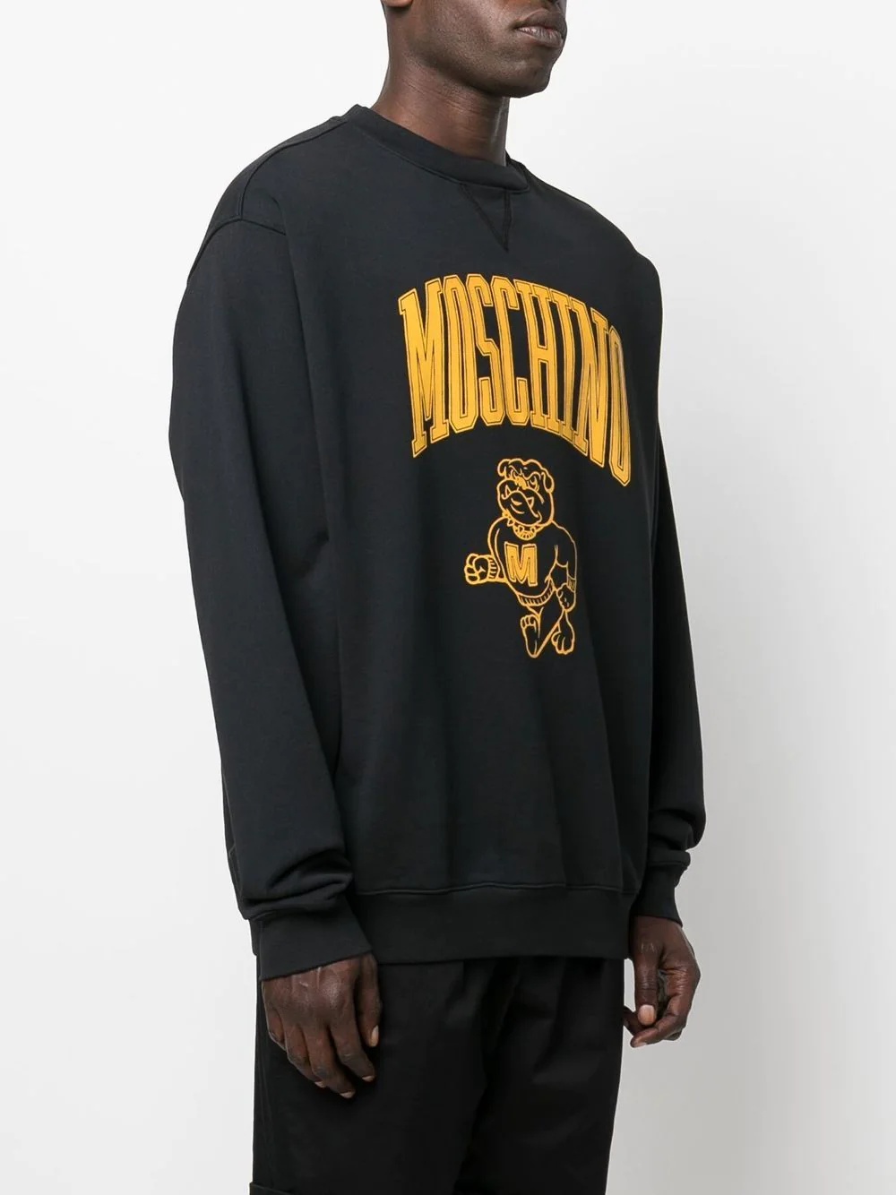 logo crew-neck sweatshirt - 3