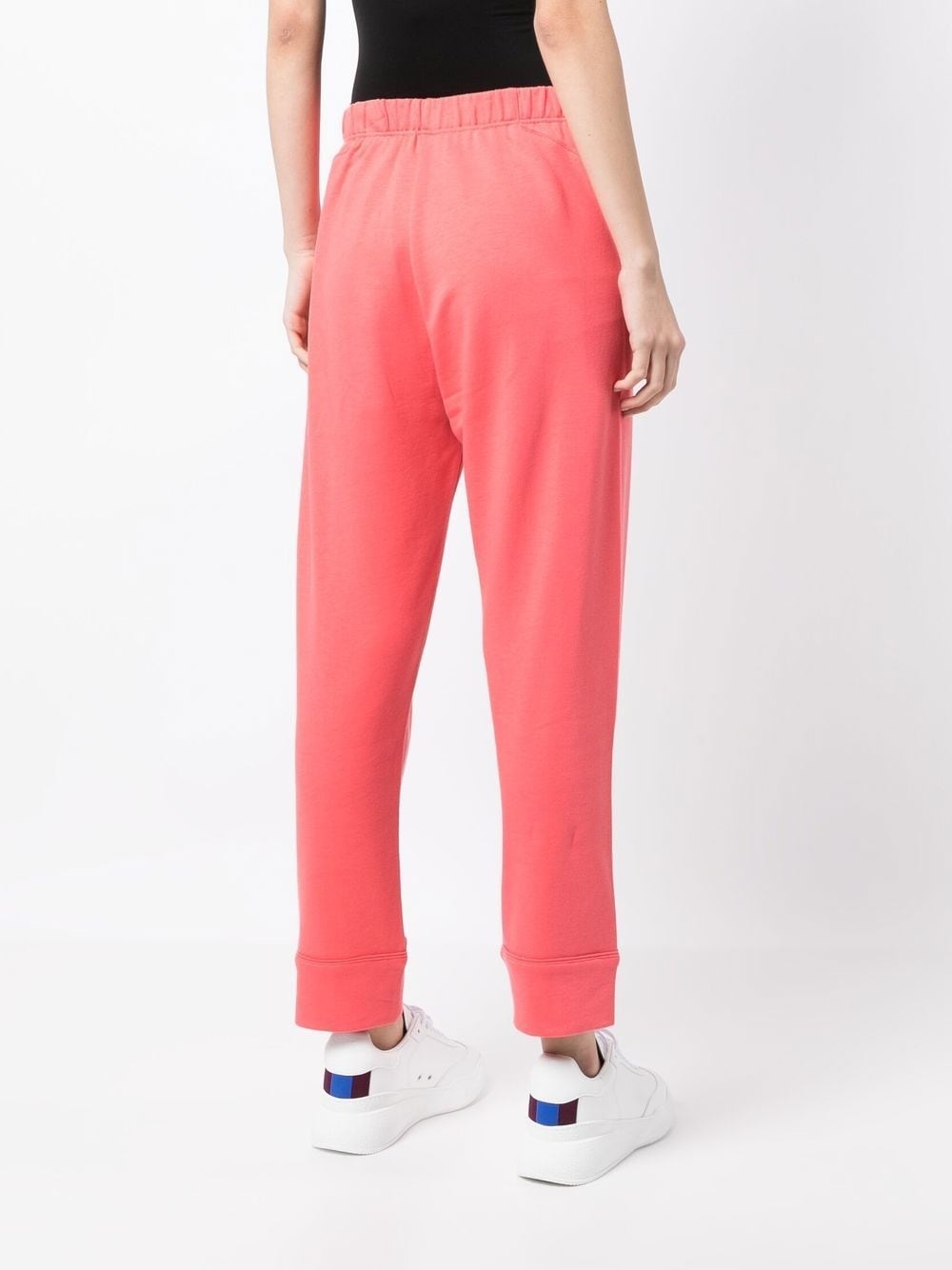 elasticated-waist zip-up track pants - 4