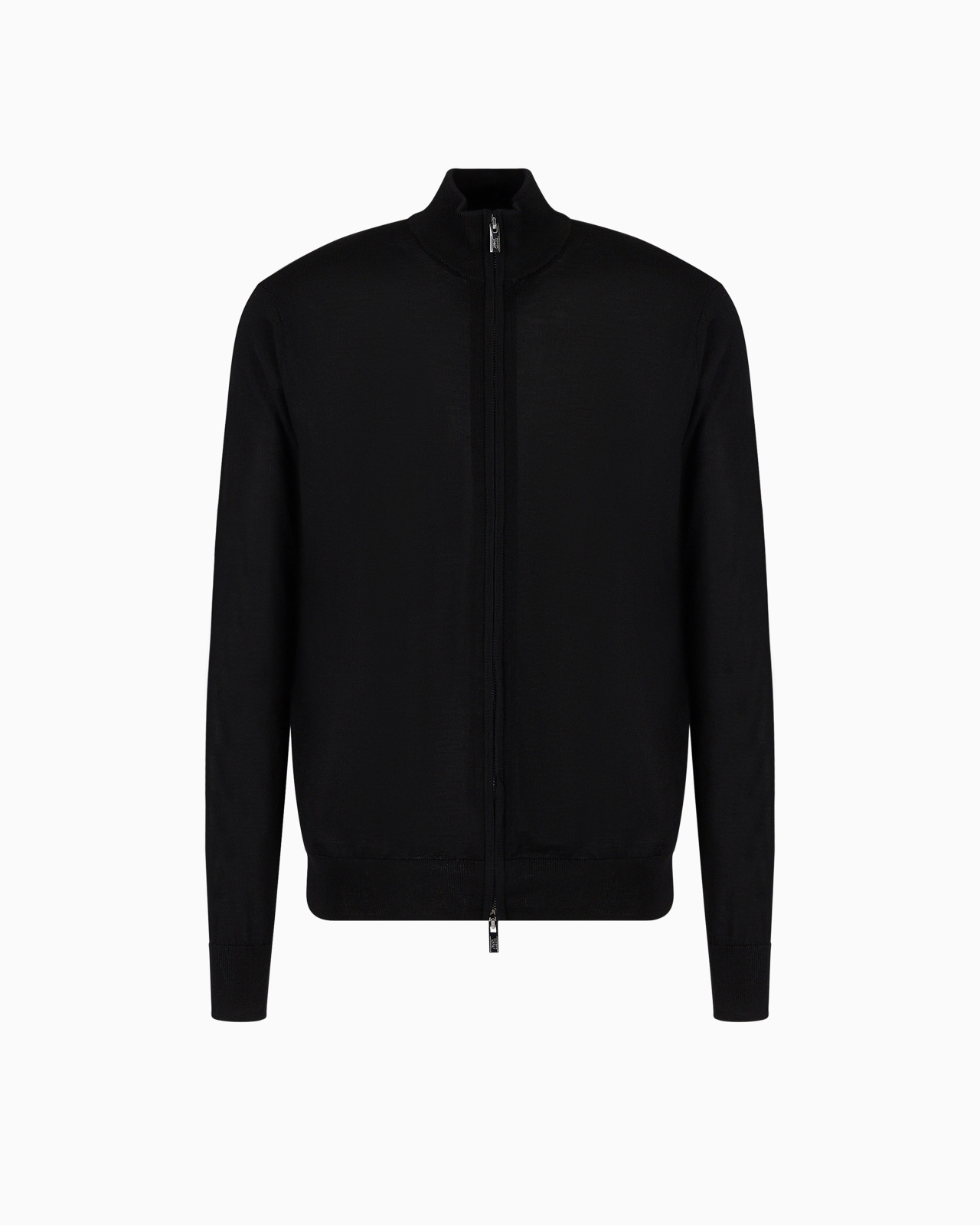 Virgin-wool full-zip cardigan - 1