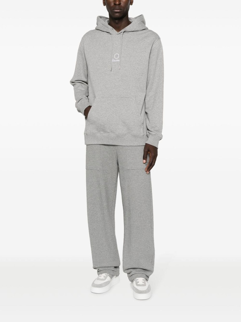 Étude logo-embroidered organic cotton hoodie outlook