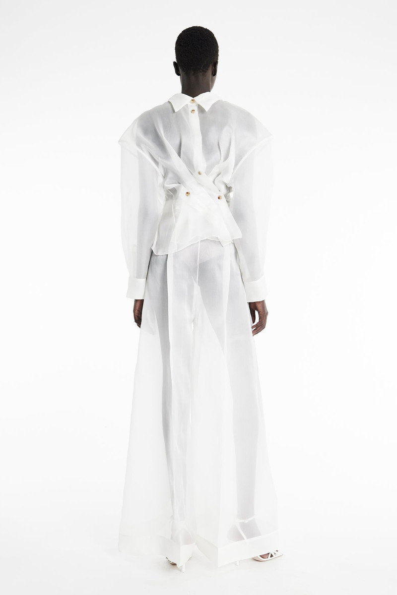 A.W.A.K.E. MODE NEW TWISTED SHIRT WHITE outlook