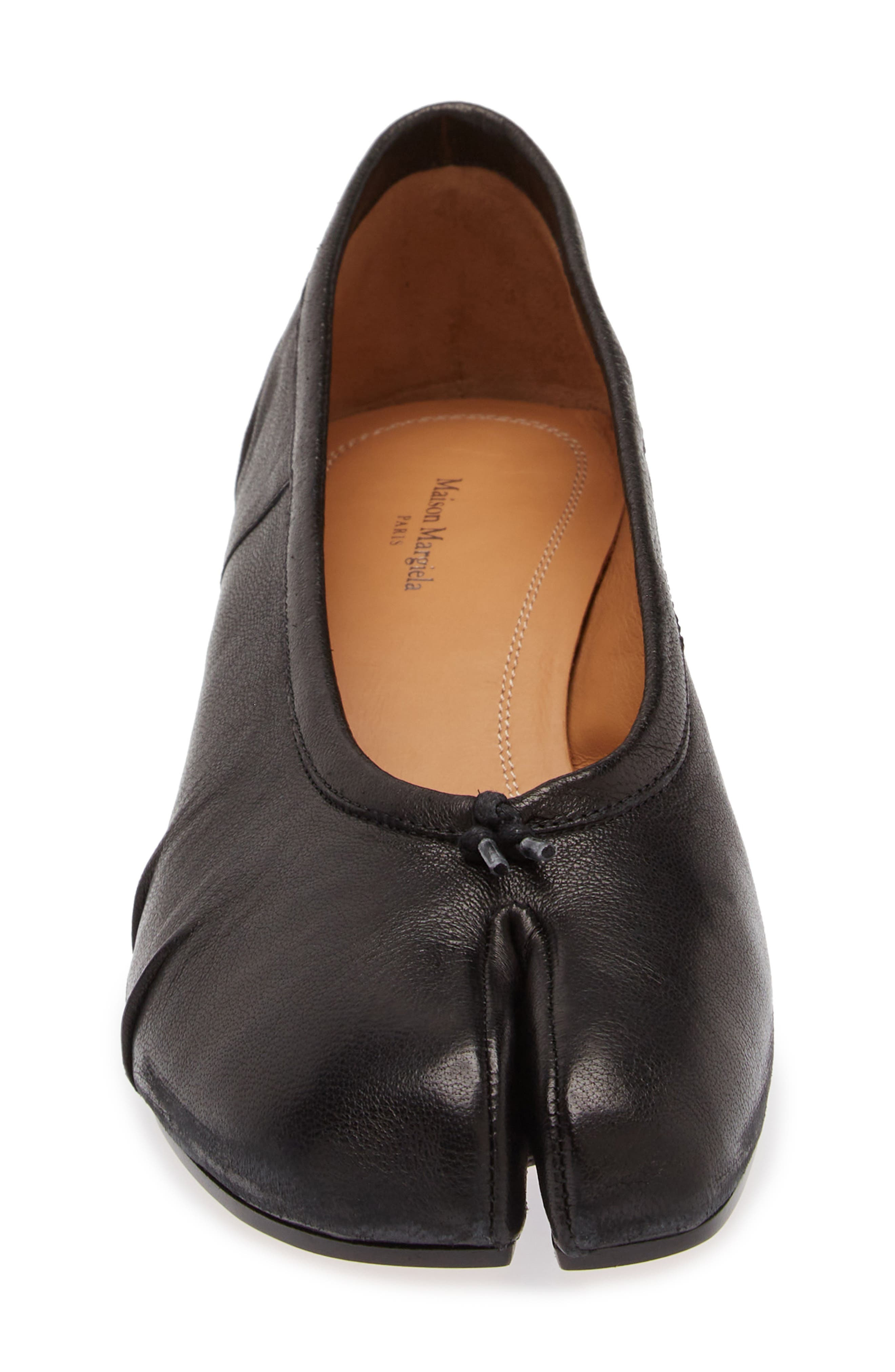 Maison Margiela Tabi Ballerina Pump in Black at Nordstrom - 4