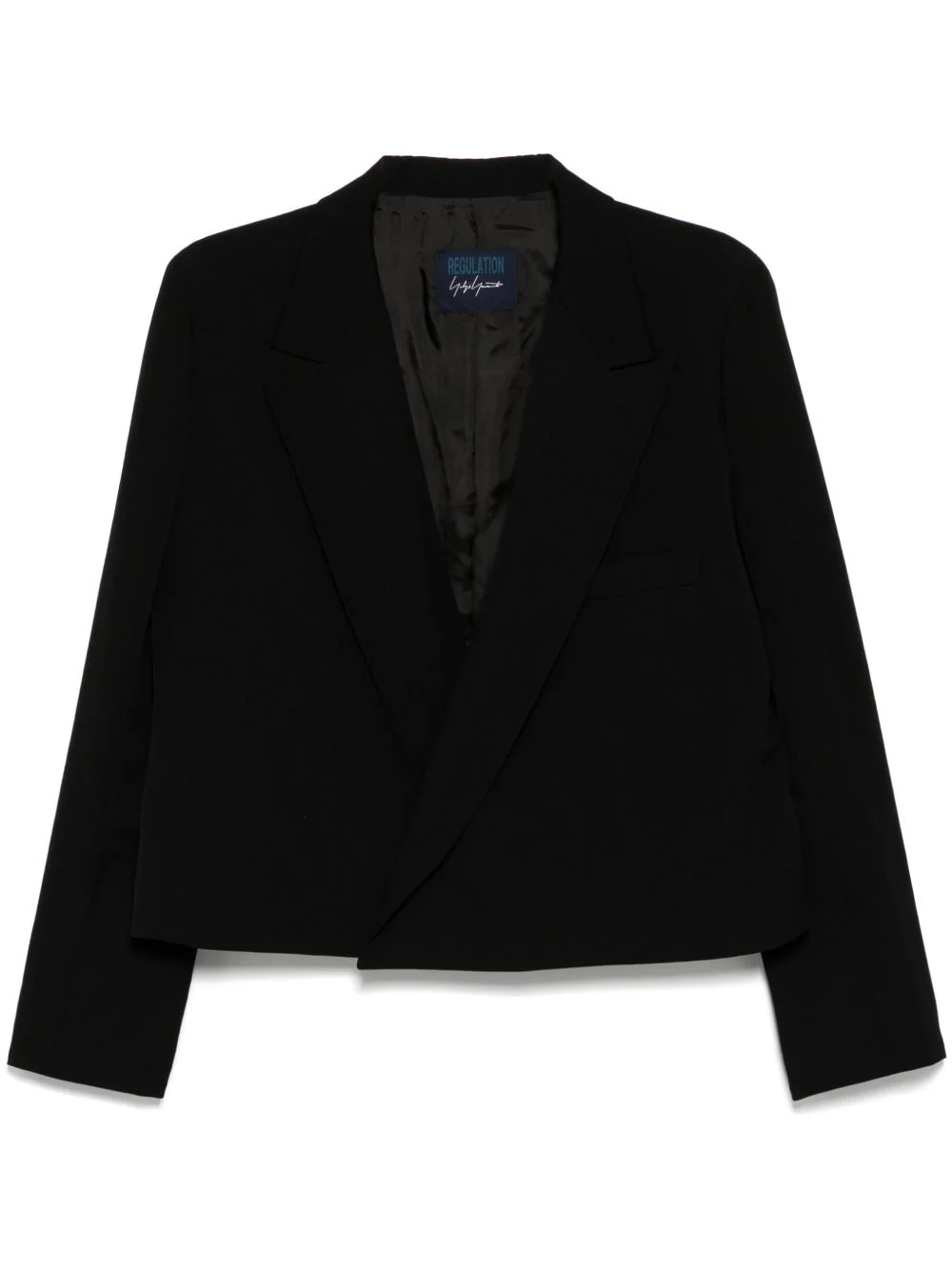 cropped blazer - 1
