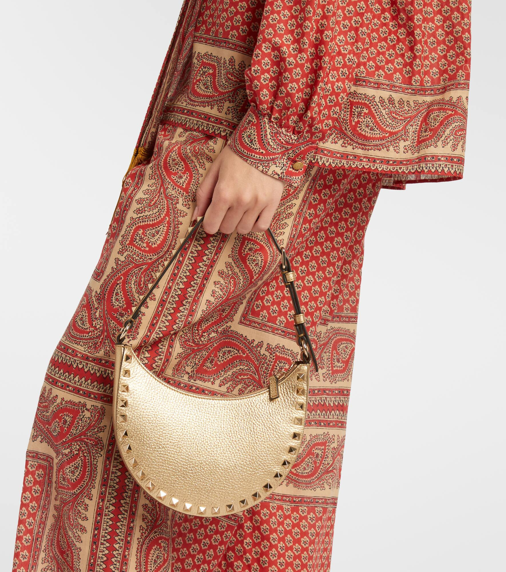 Rockstud Small leather shoulder bag - 2