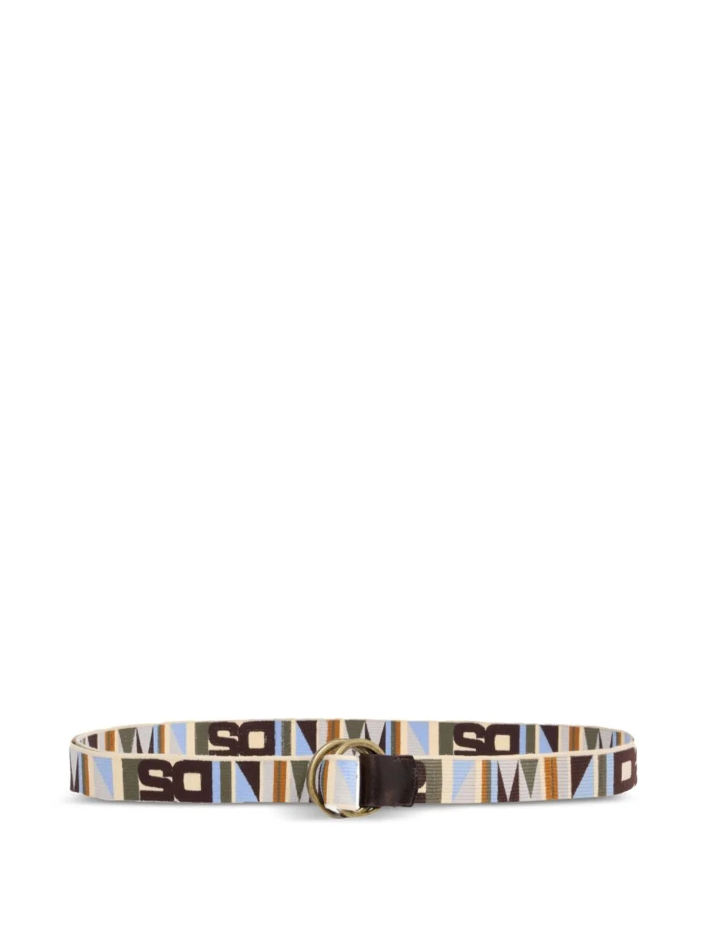 geometric-print belt - 1