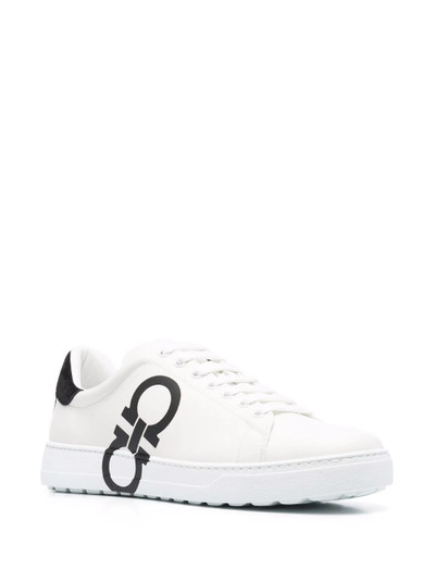 Salvatore Ferragamo Gancini lace-up sneakers outlook