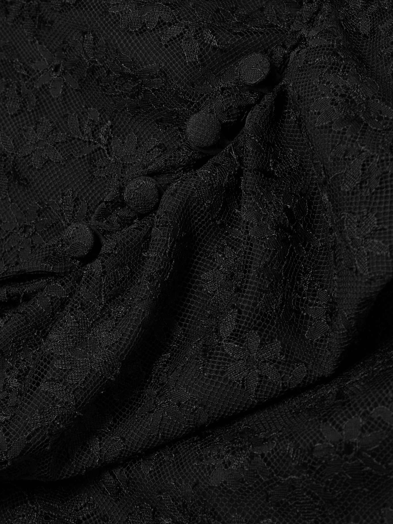 Open-back lace maxi dress - 4