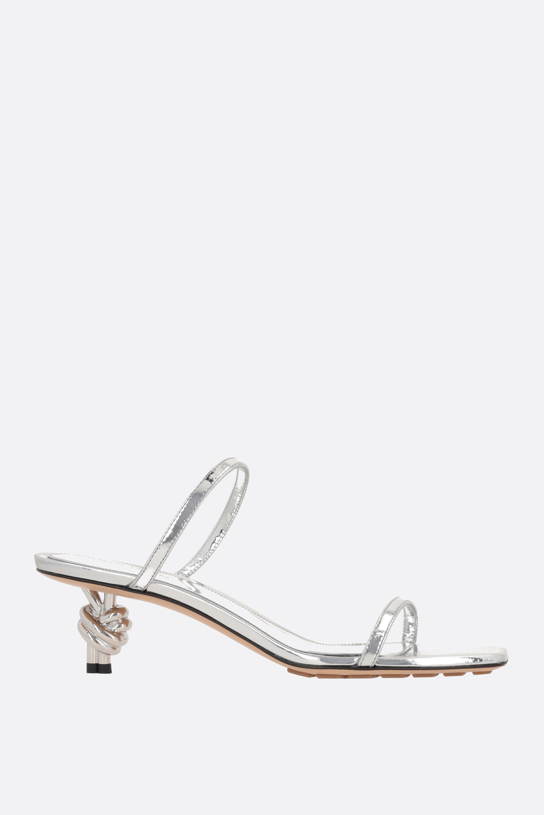 サンダル・ミュール Bottega Veneta Knot Laminated Nappa Sandals Bottega Veneta KNOT LAMINATED NAPPA SANDALS | tizianafausti