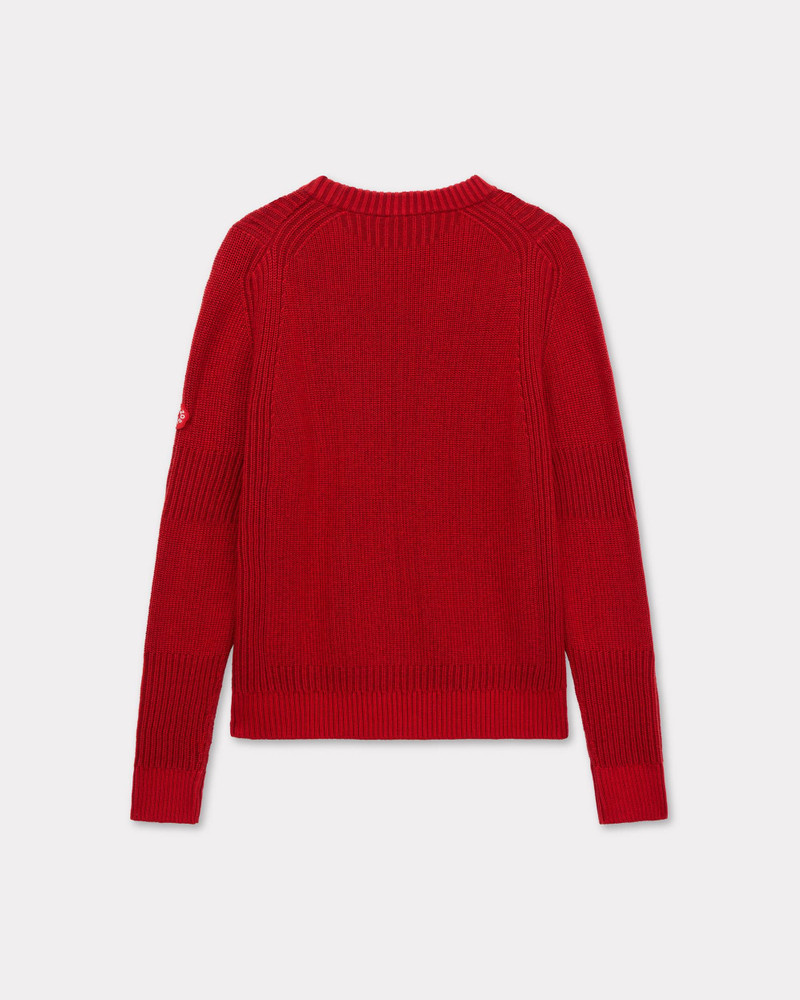KENZO 'Boke Flower 2.0' embroidered jumper in cotton wool outlook