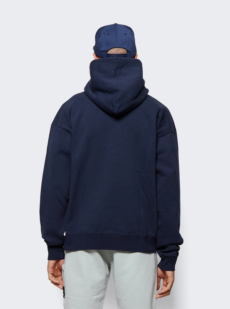 Classic Embroidered Hoodie Navy 5