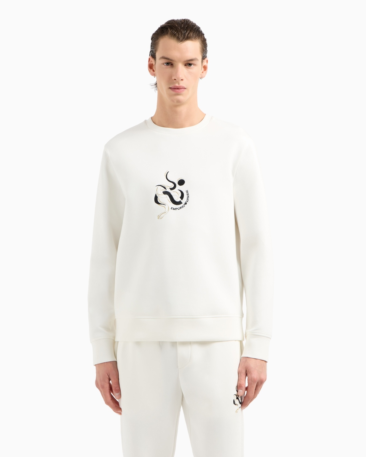 DOUBLE-JERSEY SWEATSHIRT WITH LUNAR NEW YEAR EMBROIDERY - 2
