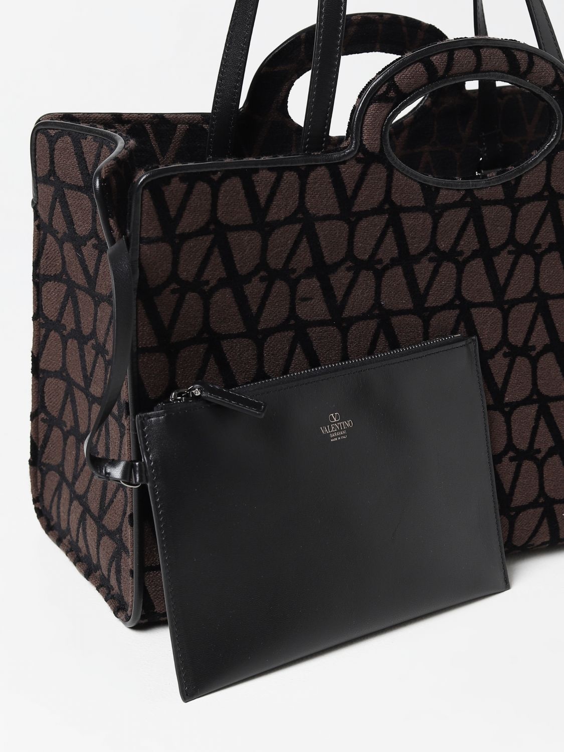 Valentino Garavani Le Troisième bag in Toile Iconographe cotton - 3