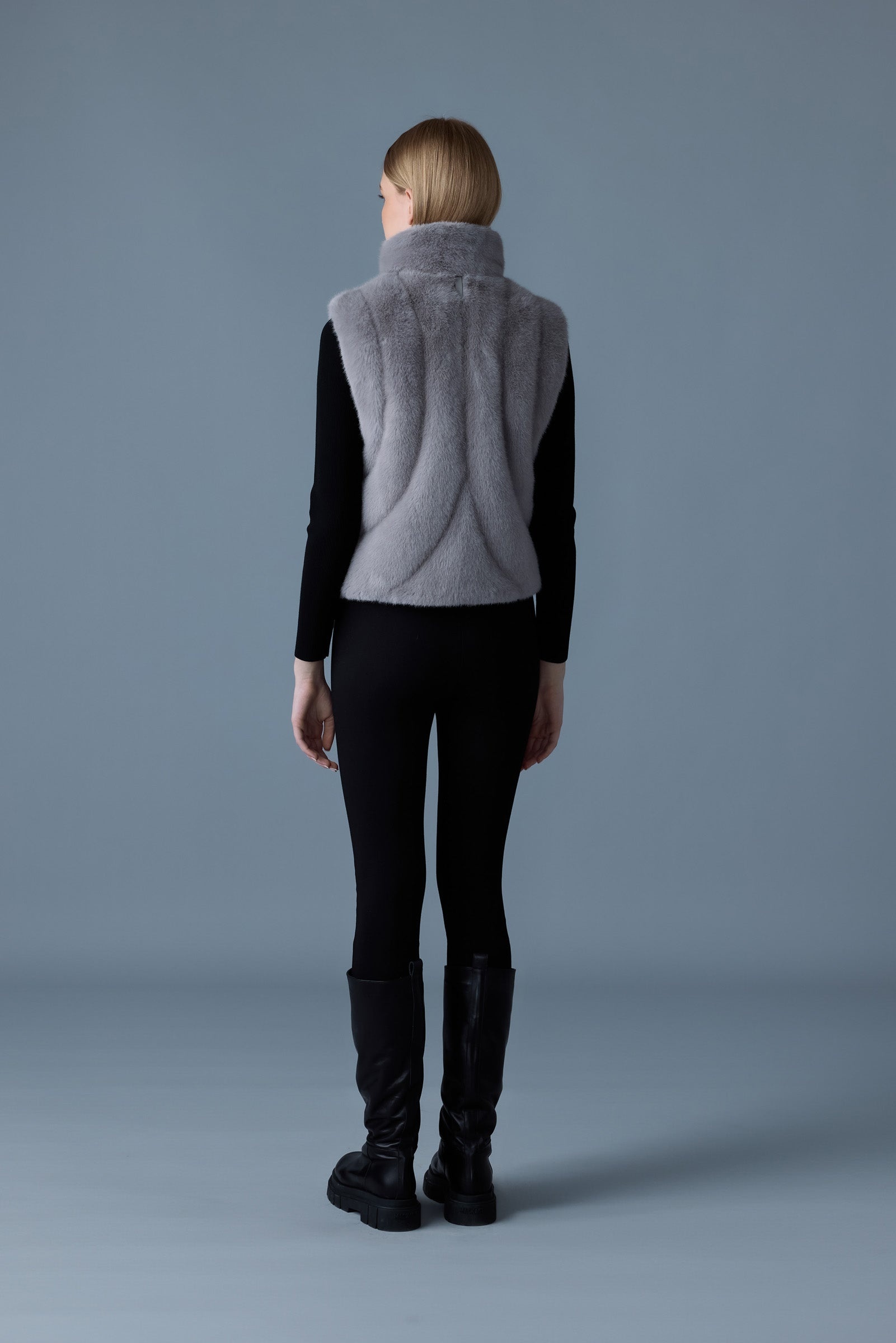 GINNY Brushed faux-fur vest - 5