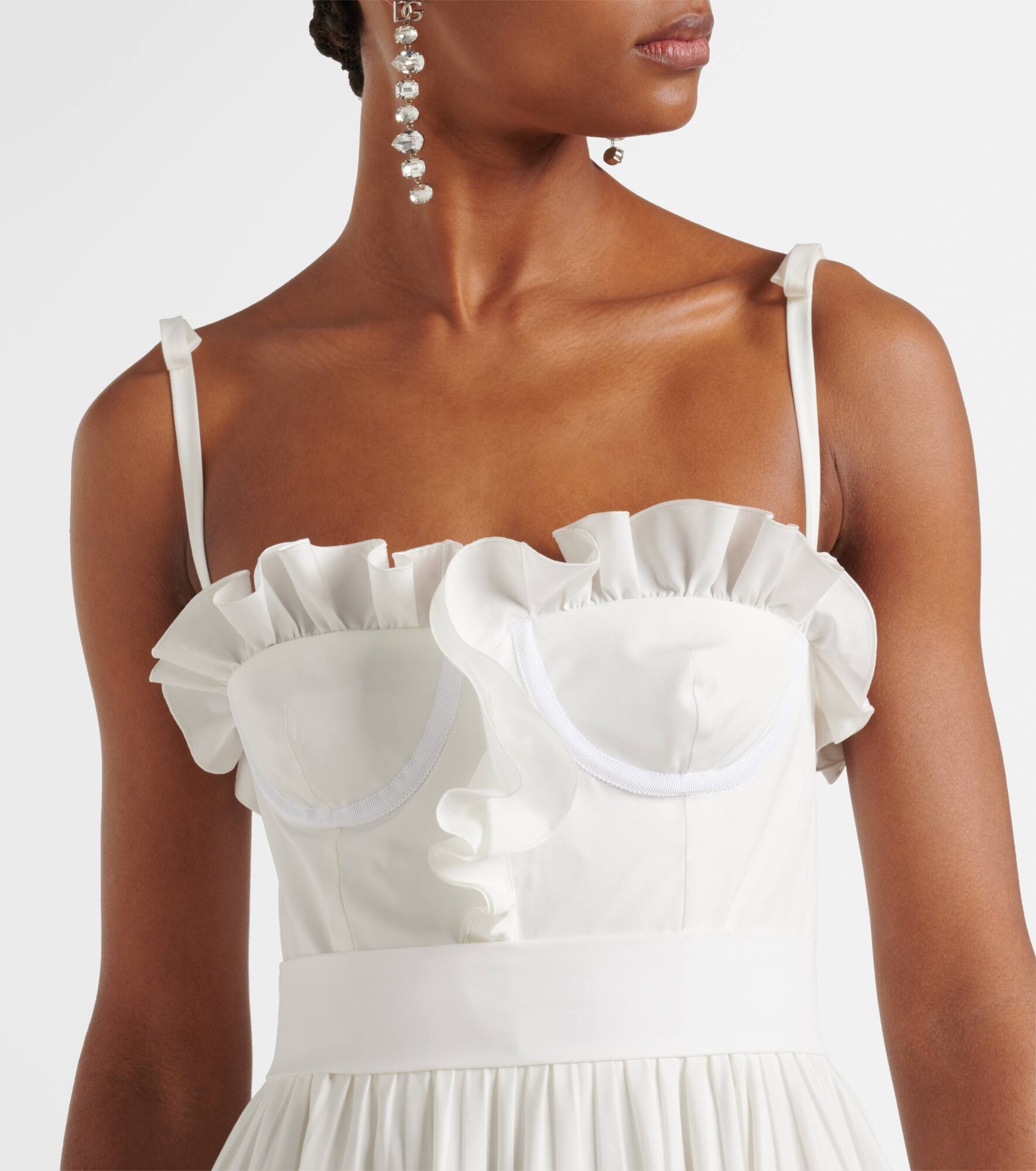 Ruffled cotton maxi dress - 4