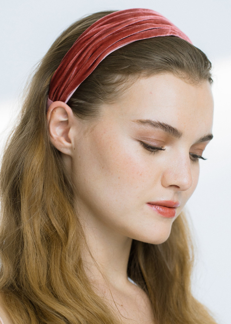 Jennifer Behr Natasha Velvet Headband outlook