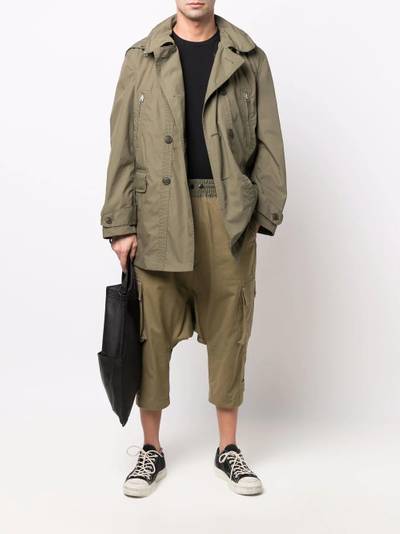 Junya Watanabe MAN hooded double-breasted parka outlook