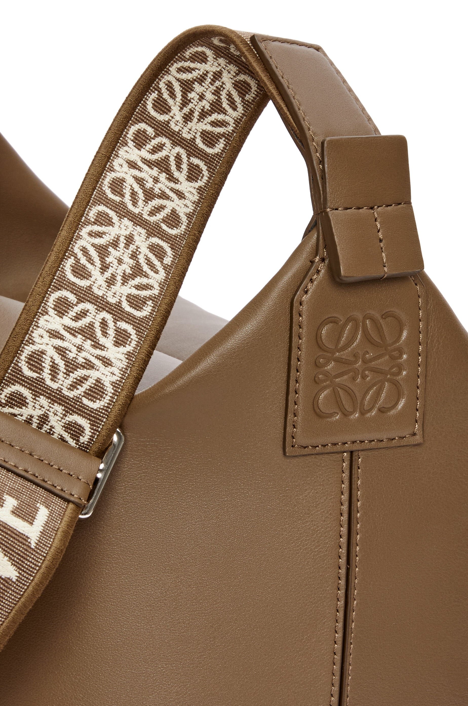 Cubi Crossbody bag in supple smooth calfskin and jacquard - 5