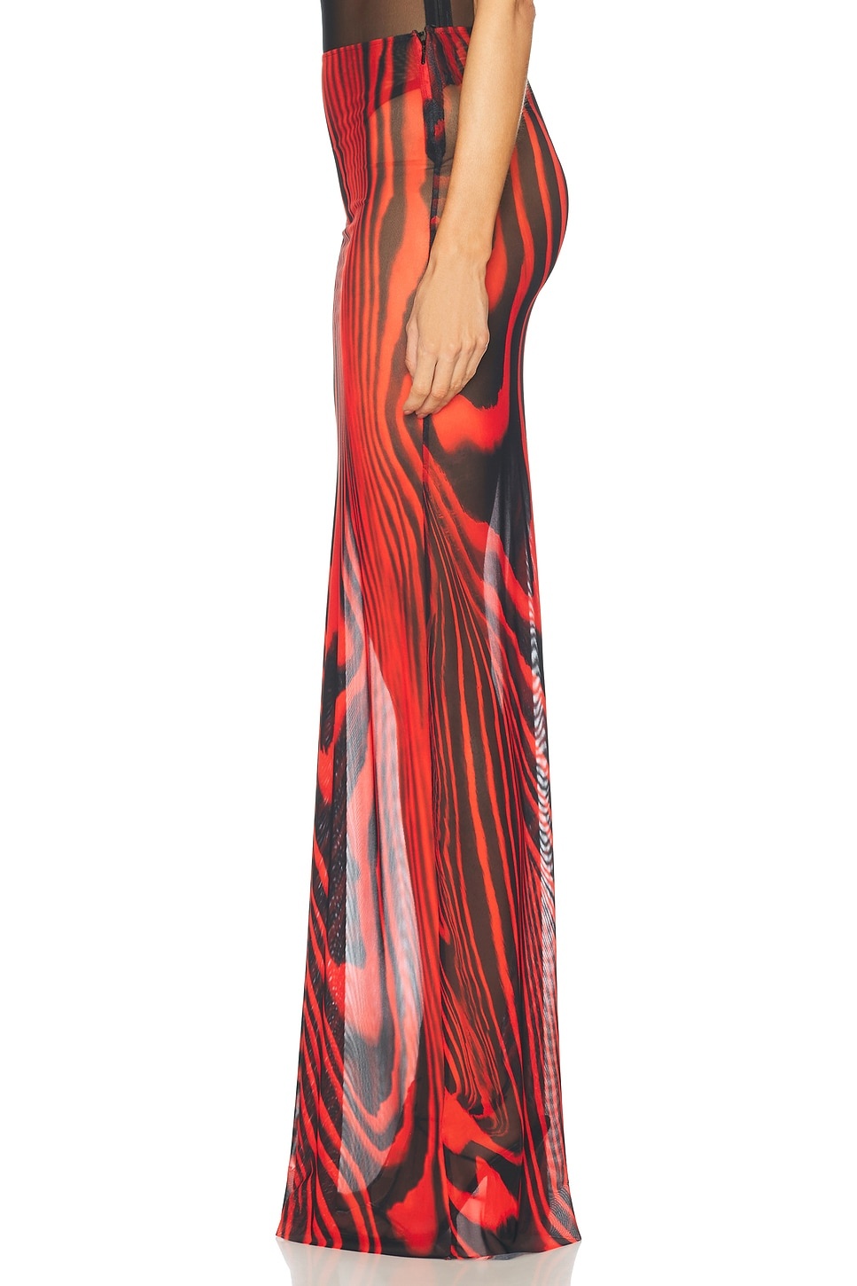 Mesh Maxi Skirt - 3