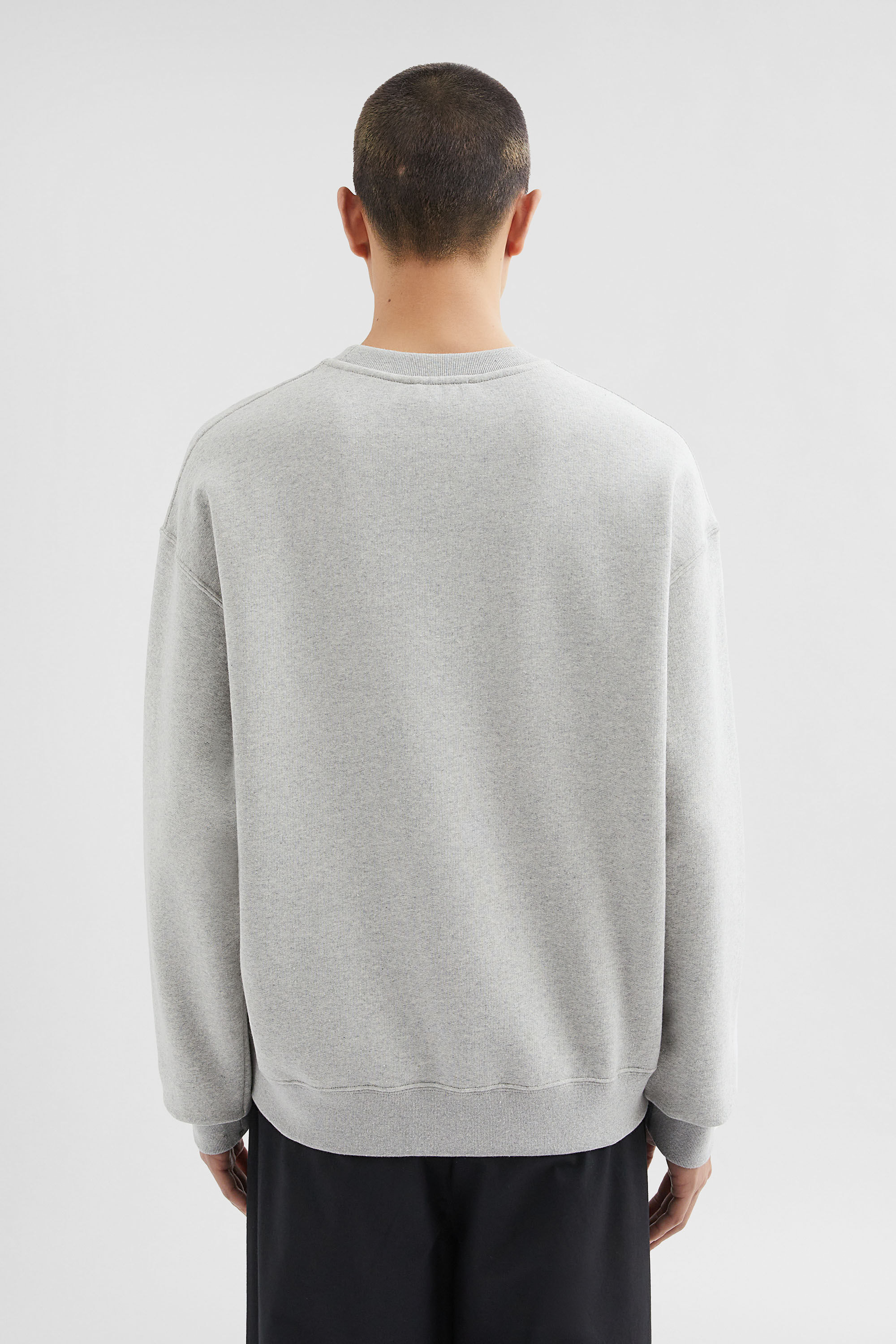 Cotton Terry Crew-Neck Sweatshirt - 4