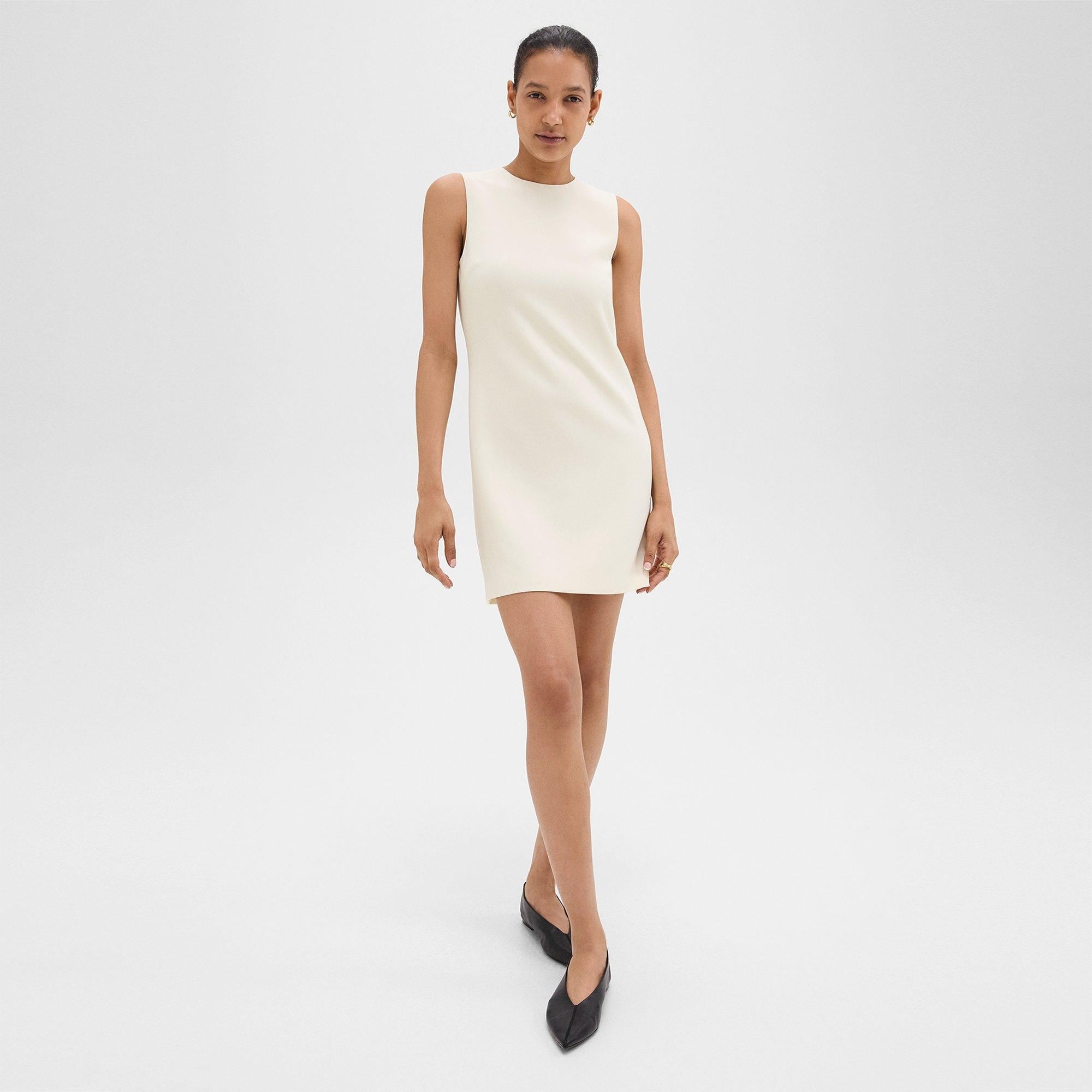 Shift Dress in Admiral Crepe - 2