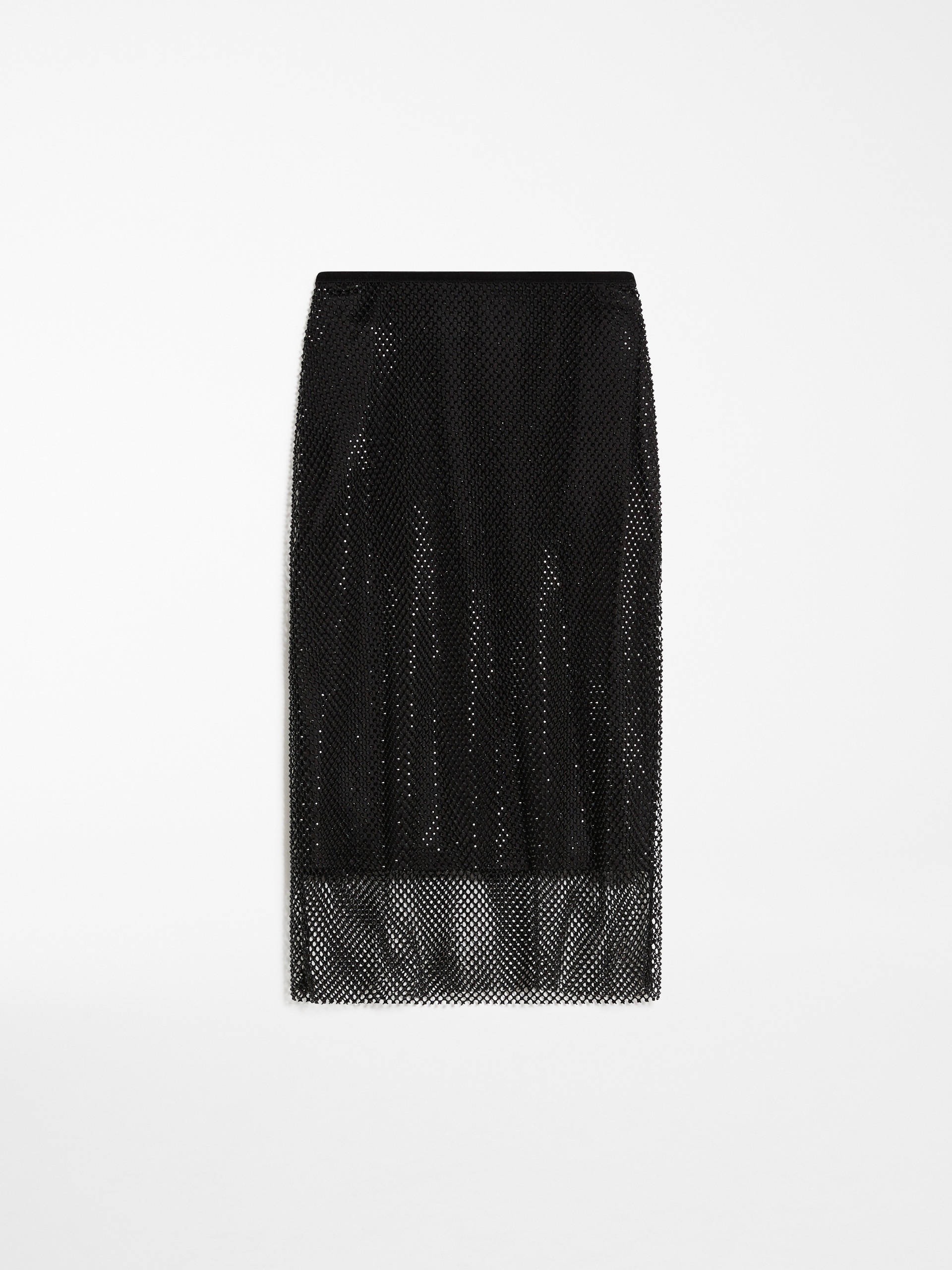 SENIOR Mesh skirt with rhinestones - 1